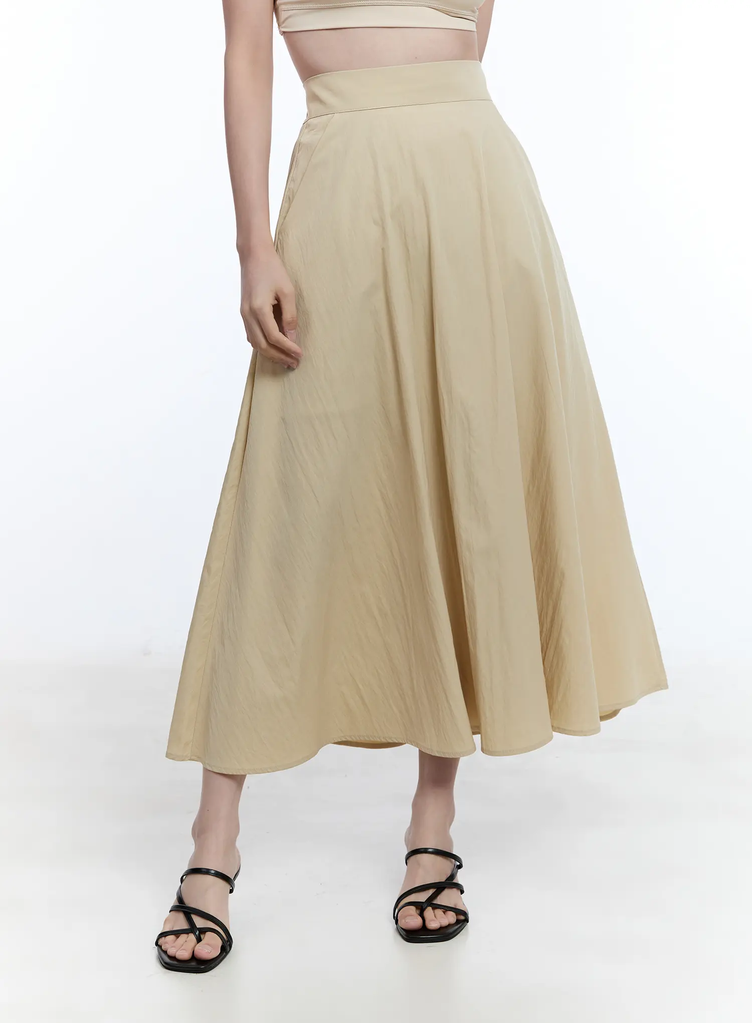 Flared Flowy Midi Skirt CU513 - Image 11