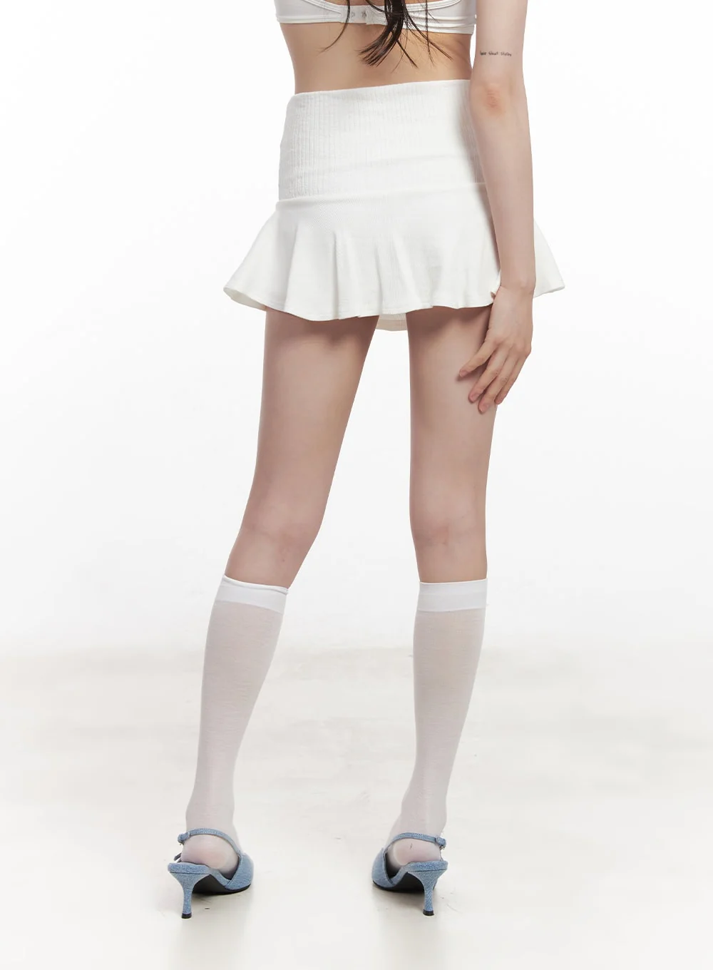Flared Ruffle Mini Skirt CY520 - Image 7