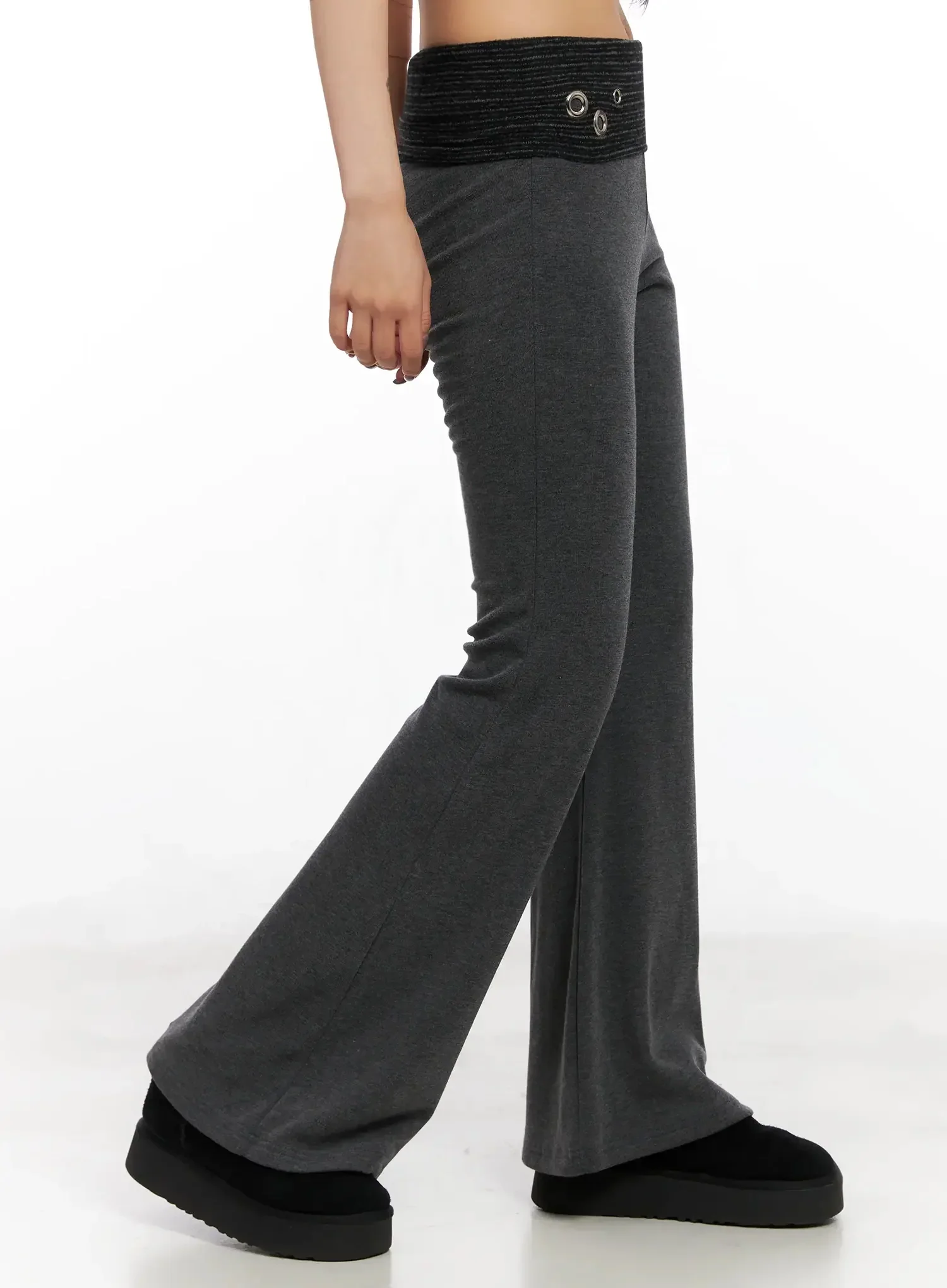 Fleece Bootcut Sweatpants IN528 - Image 9