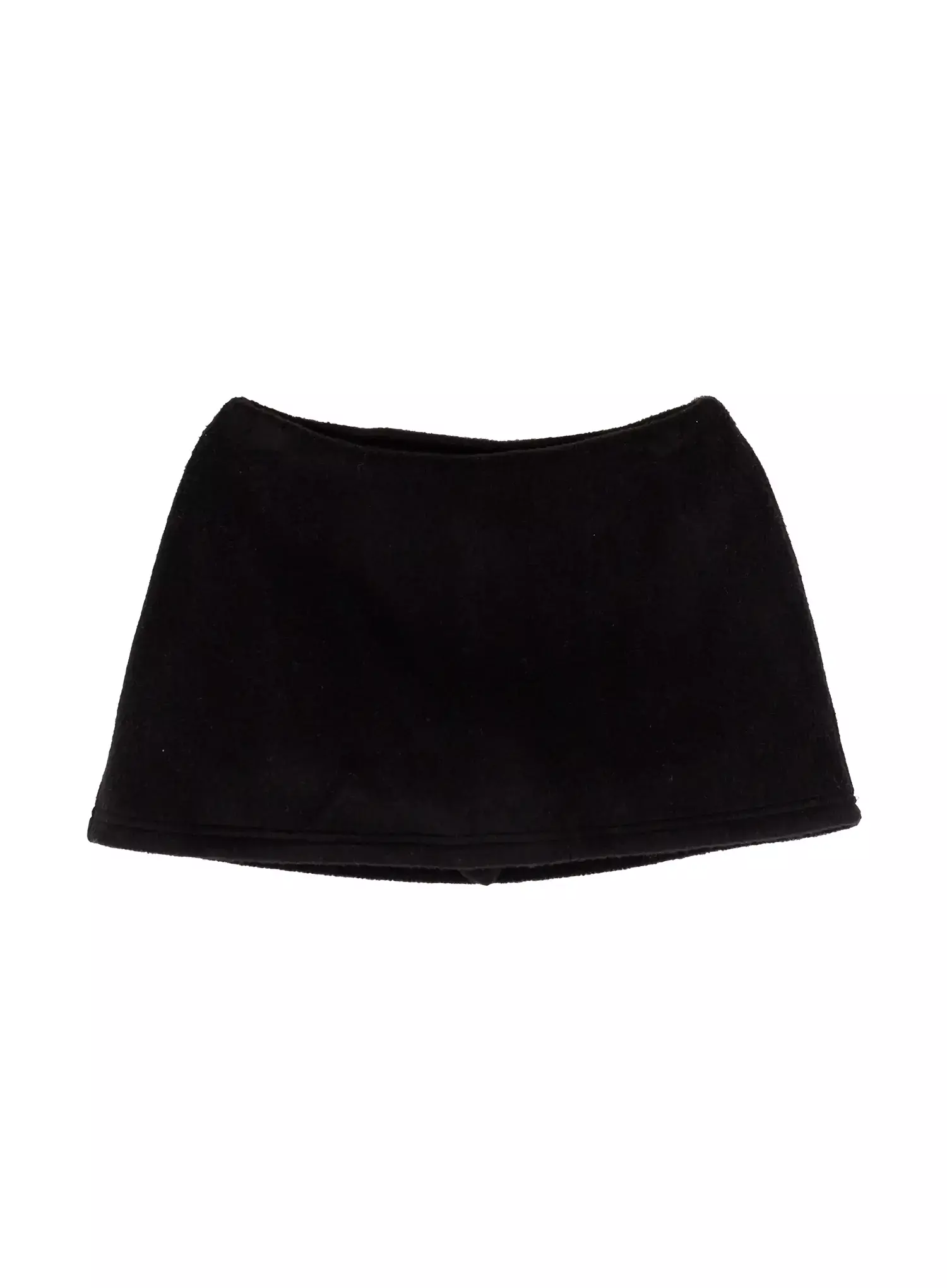 Fleece Low Rise Mini Skirt IJ516 - Image 13