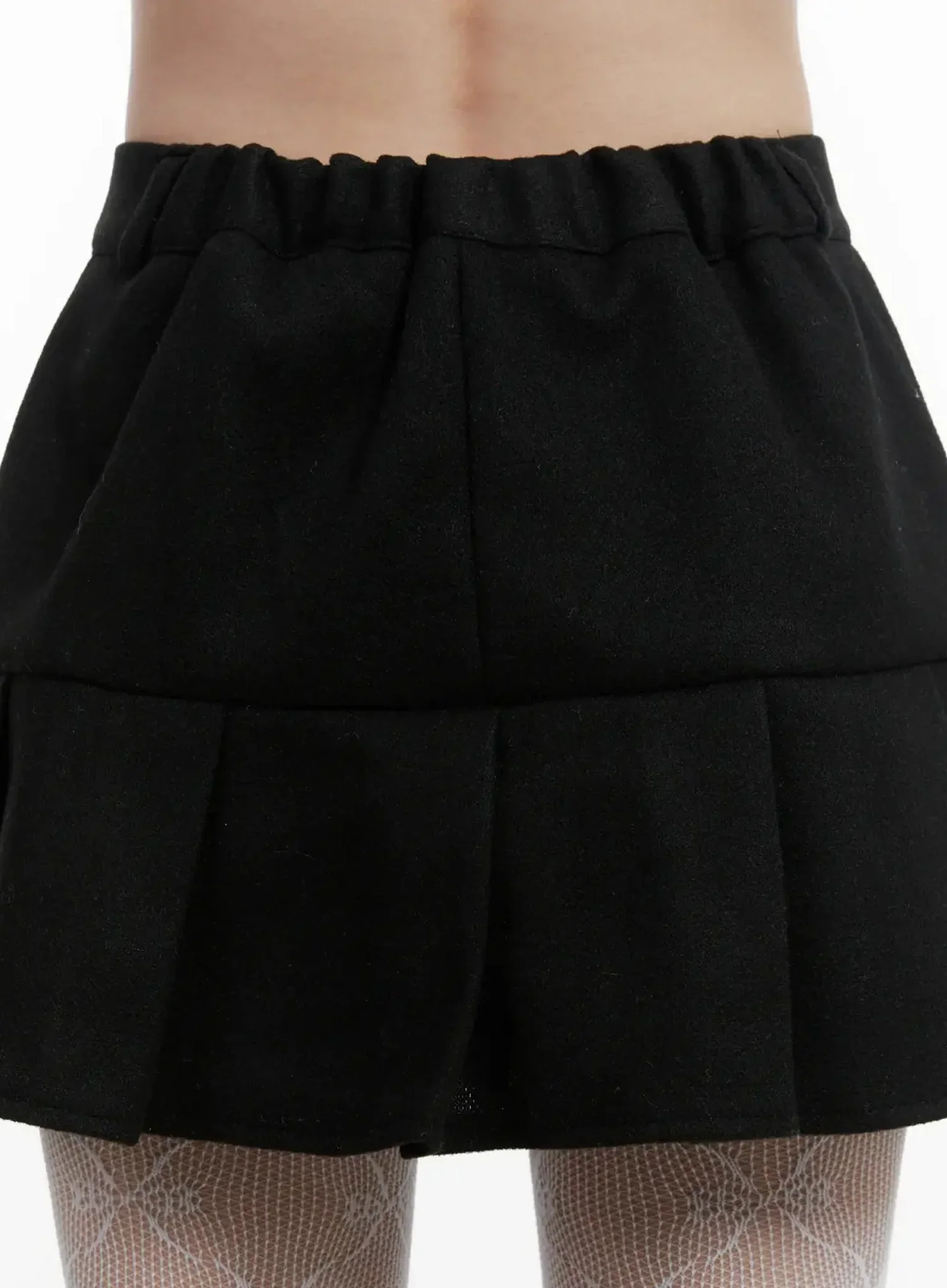 Fleece Pleated Mini Skirt IJ516 - Image 12