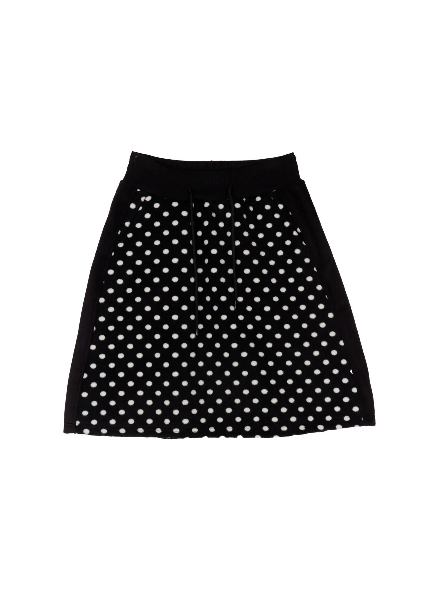 Fleece Polka Dot Midi Skirt CN527 - Image 11