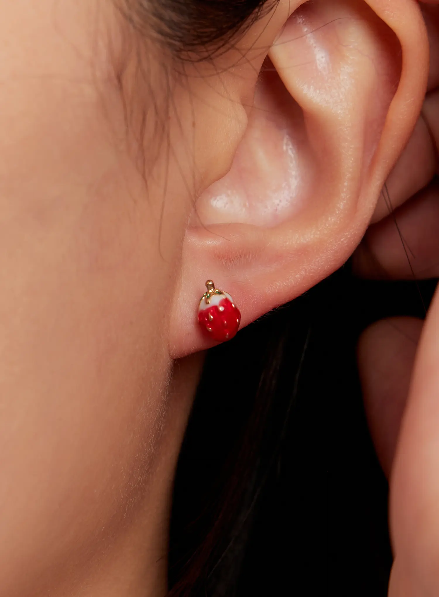 Floral Bunny Stud Earrings IO527 - Image 6
