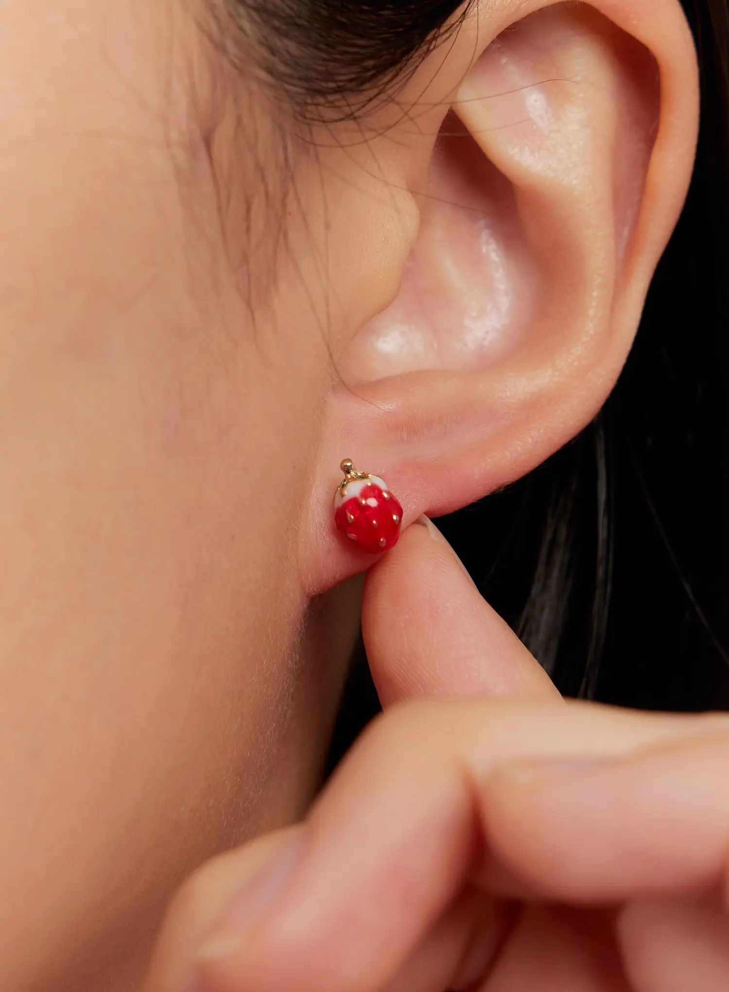 Floral Bunny Stud Earrings IO527 - Image 8