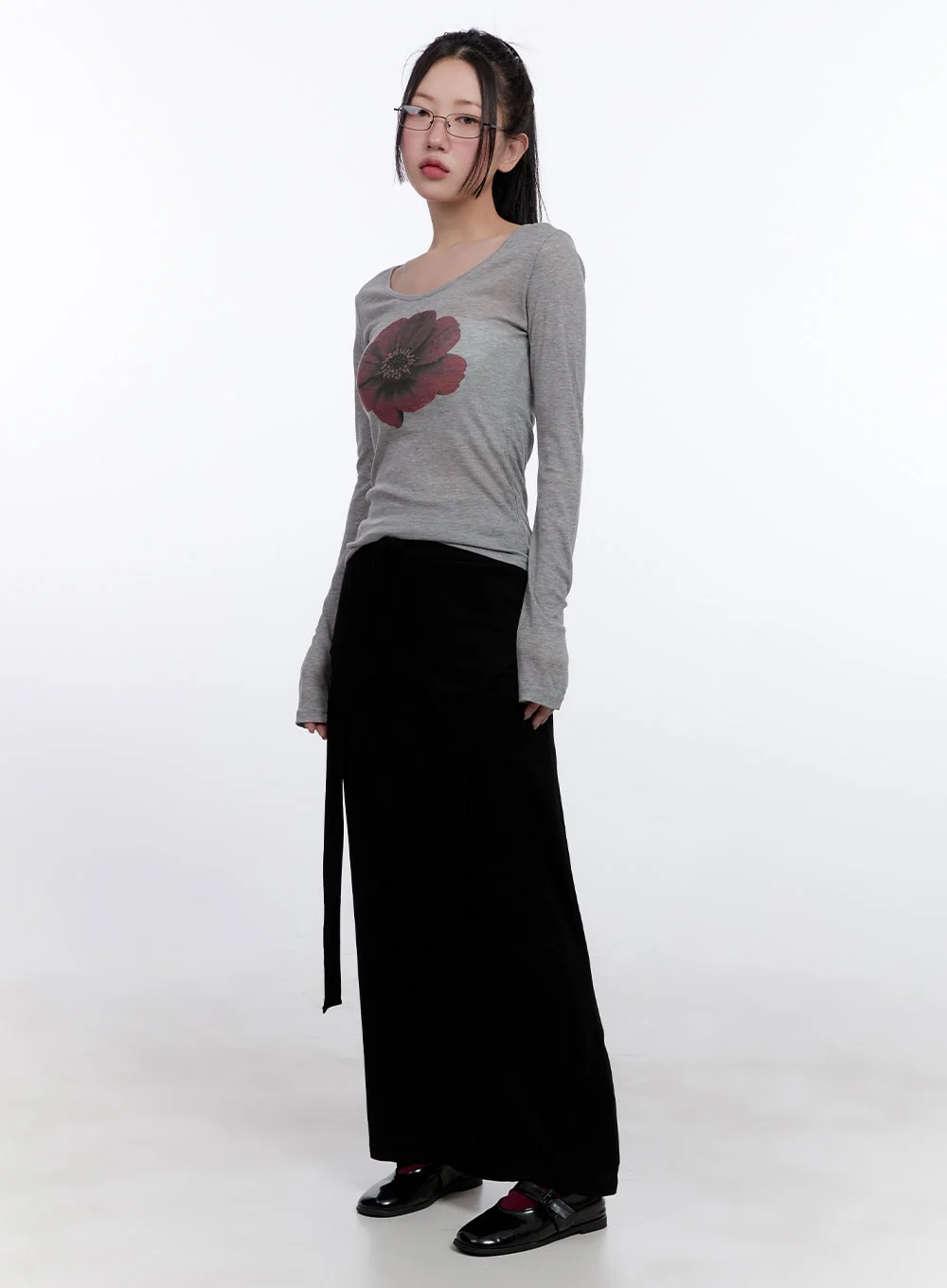 Floral Graphic Slim-Fit Top CJ511 - Image 5