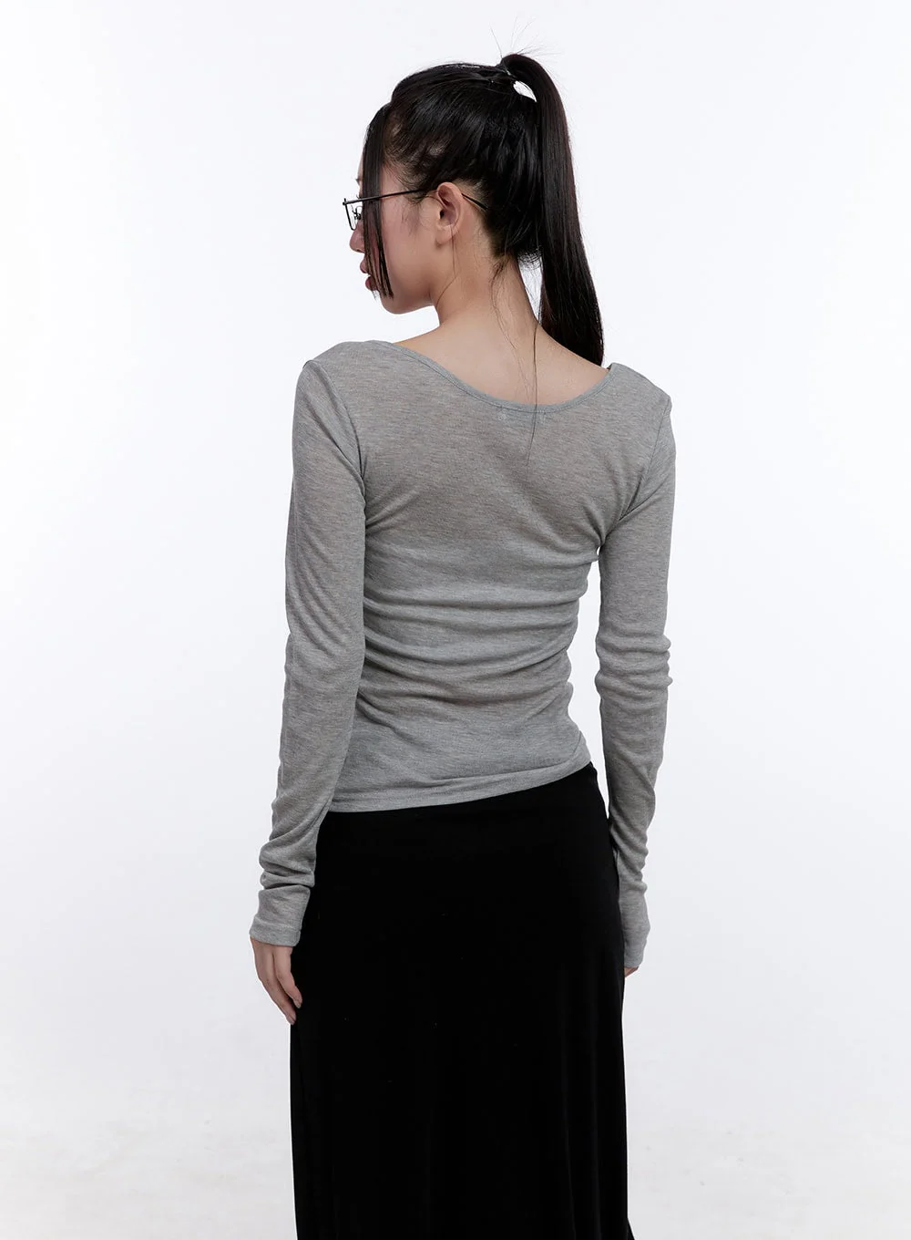 Floral Graphic Slim-Fit Top CJ511 - Image 6