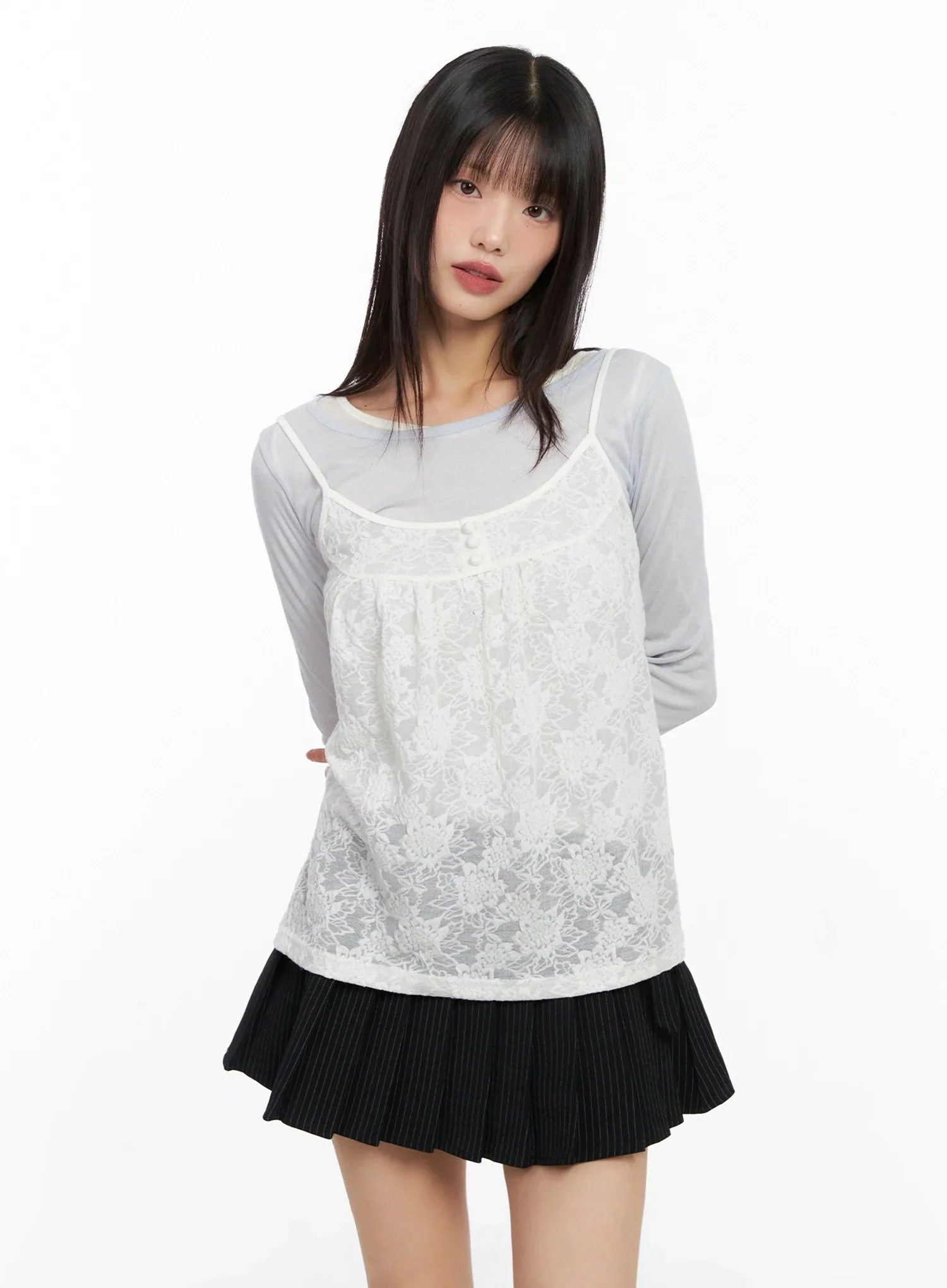 Floral Lace Camisole IN503 - Image 5