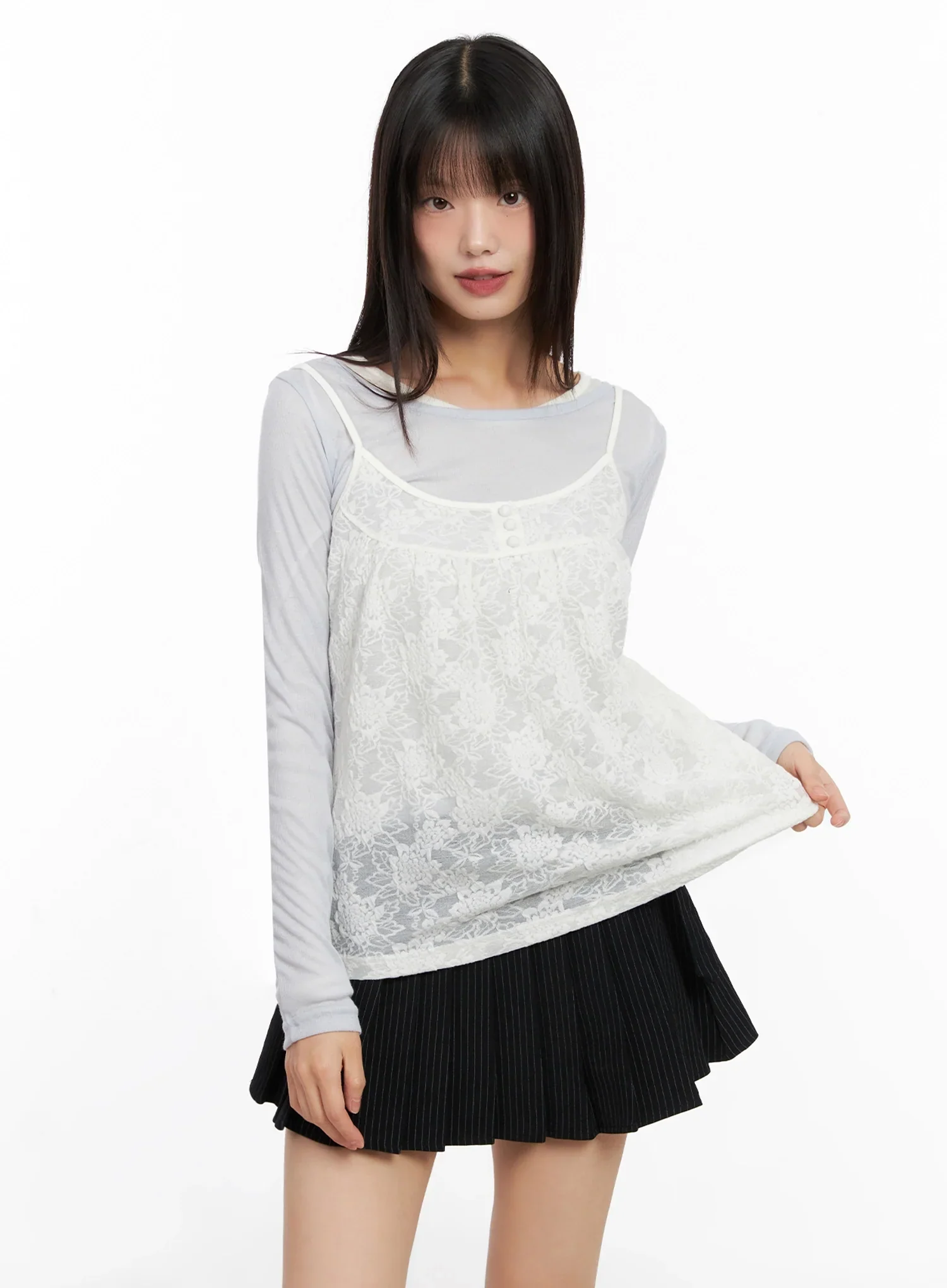Floral Lace Camisole IN503 - Image 6