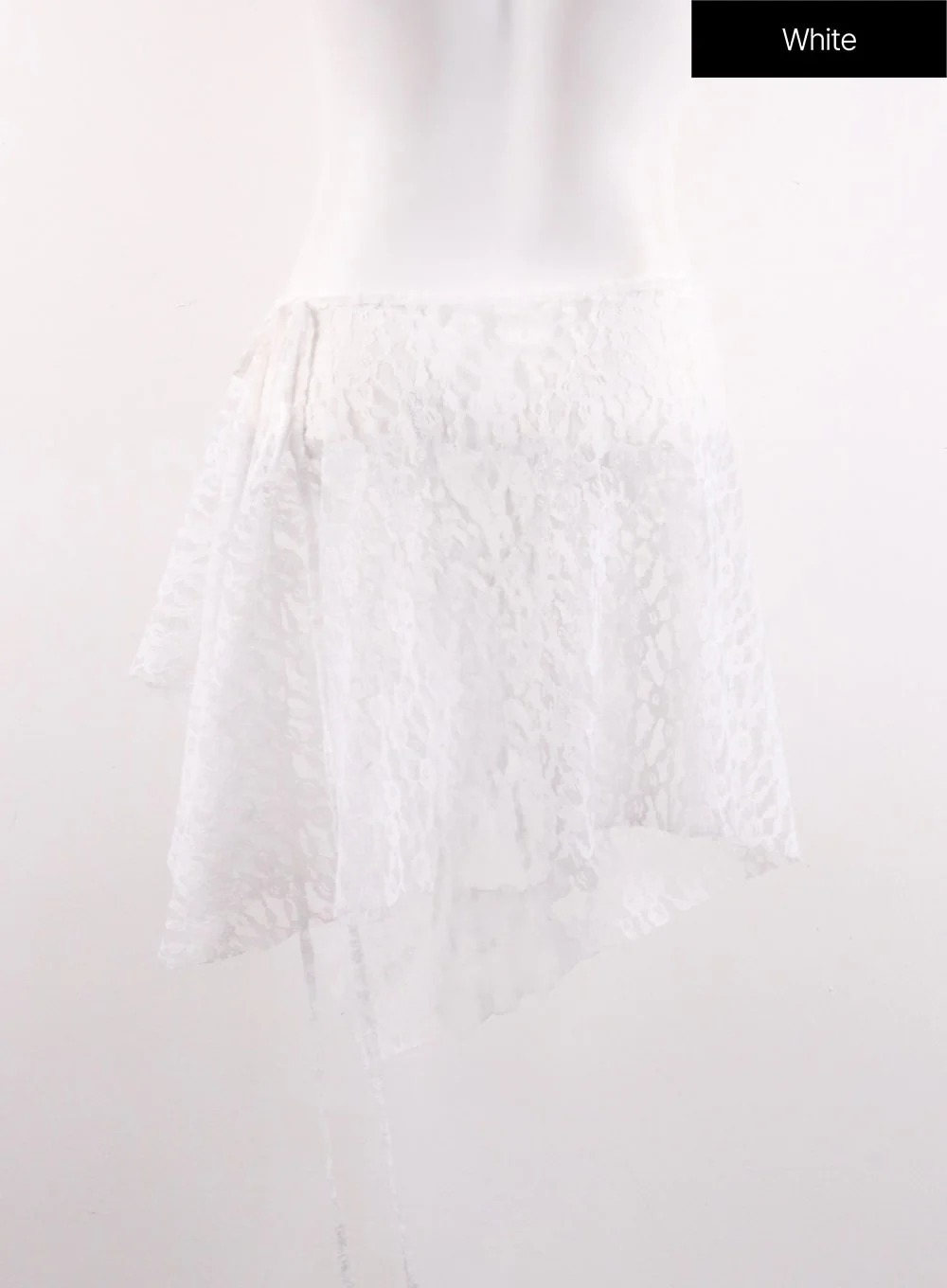 Floral Lace Mini Wrap Skirt CF401 - Image 9