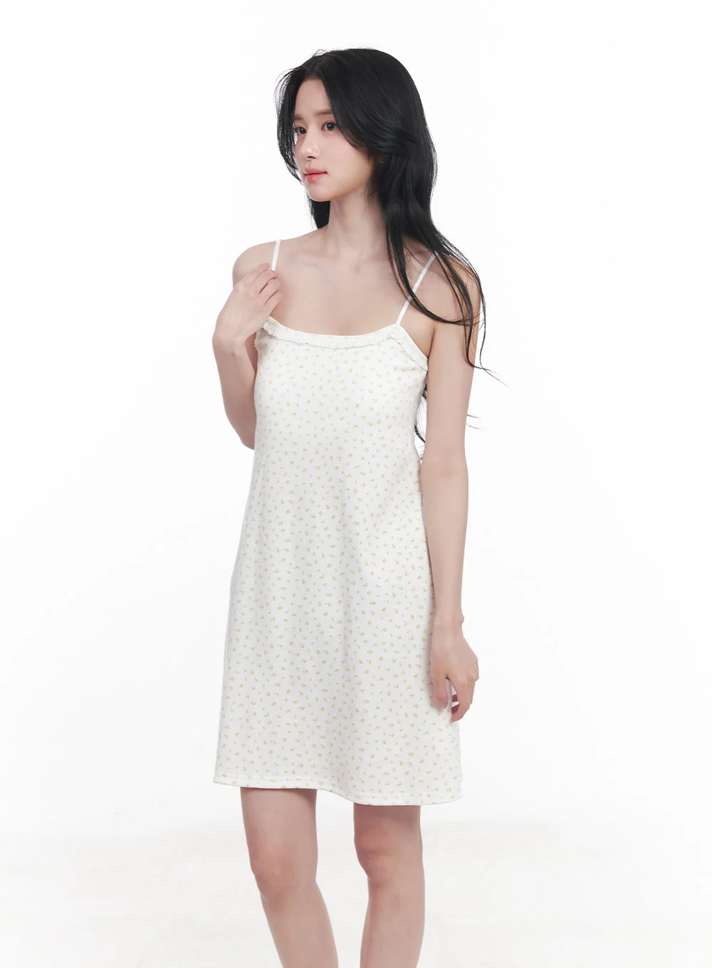 Floral Lace Padded Cami Mini Dress CY523 - Image 10
