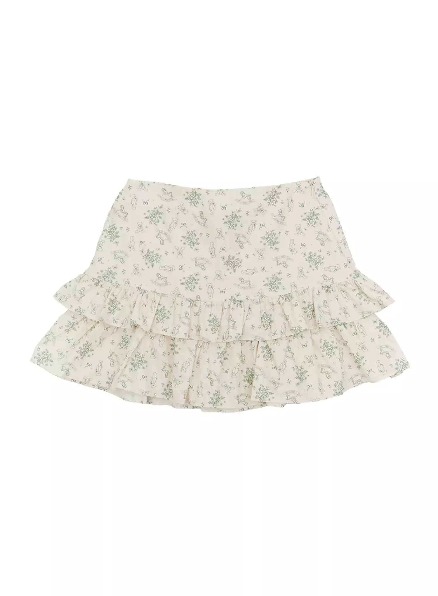 Floral Layered Mini Skirt IM509 - Image 18