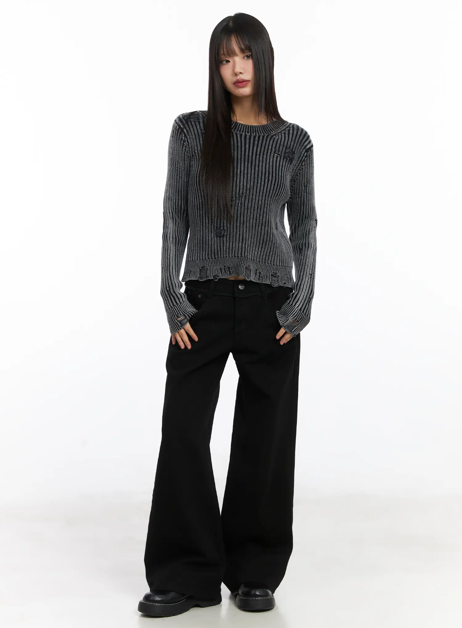 Floral Pocket Wide Leg Pants CD522 - Image 3