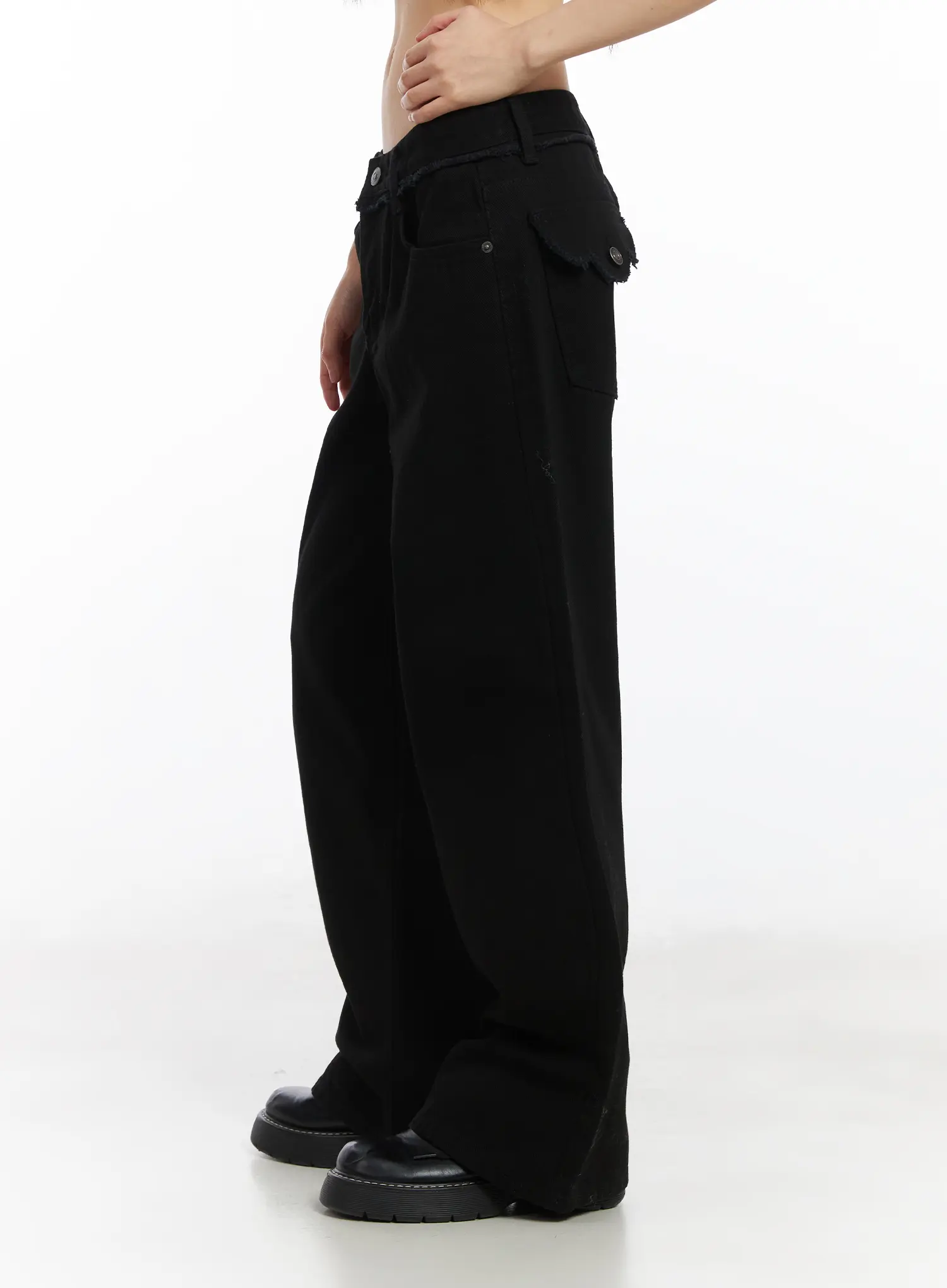Floral Pocket Wide Leg Pants CD522 - Image 6