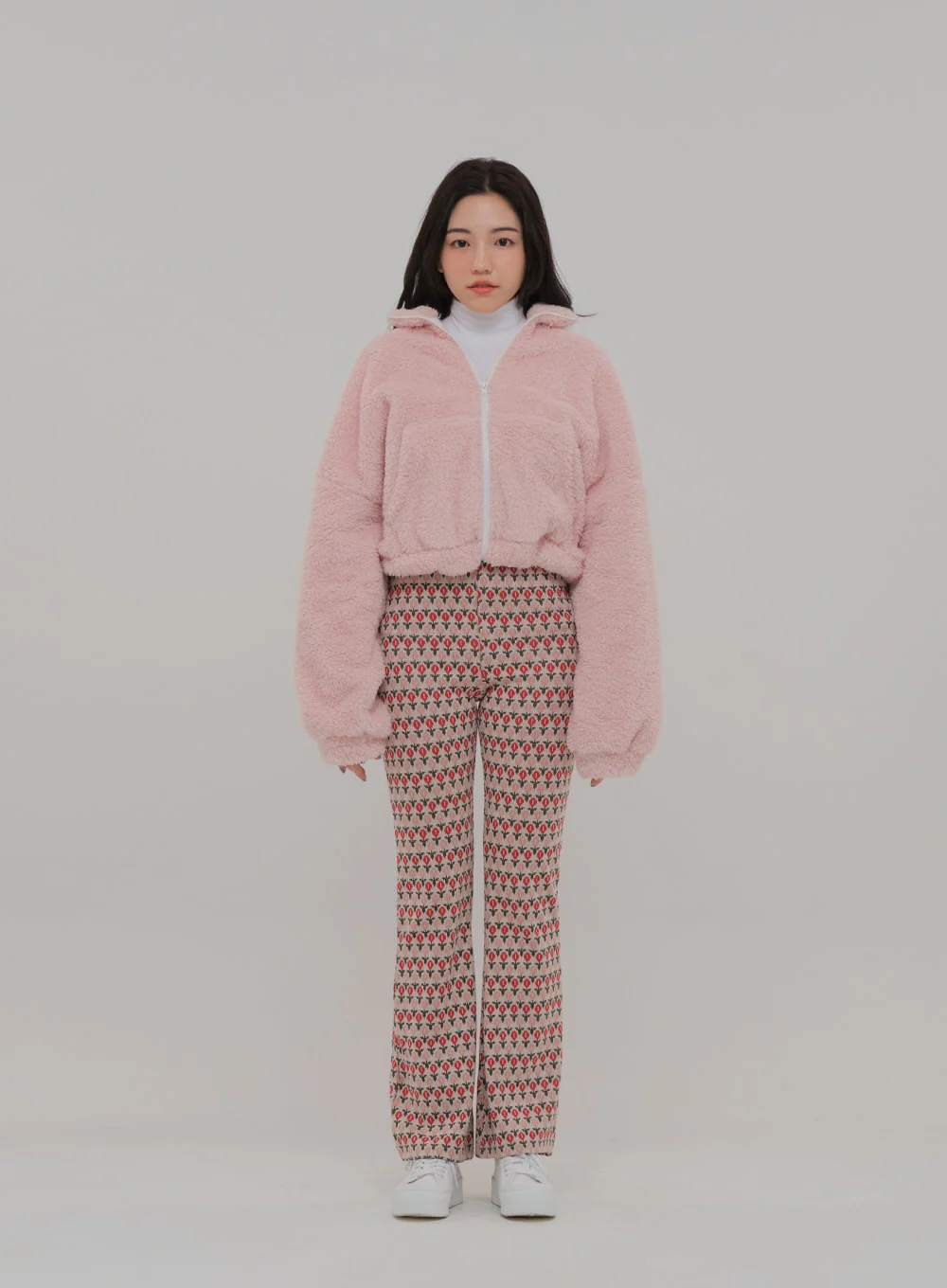 Floral Print Bootcut Pants BS-A27121102 - Image 16