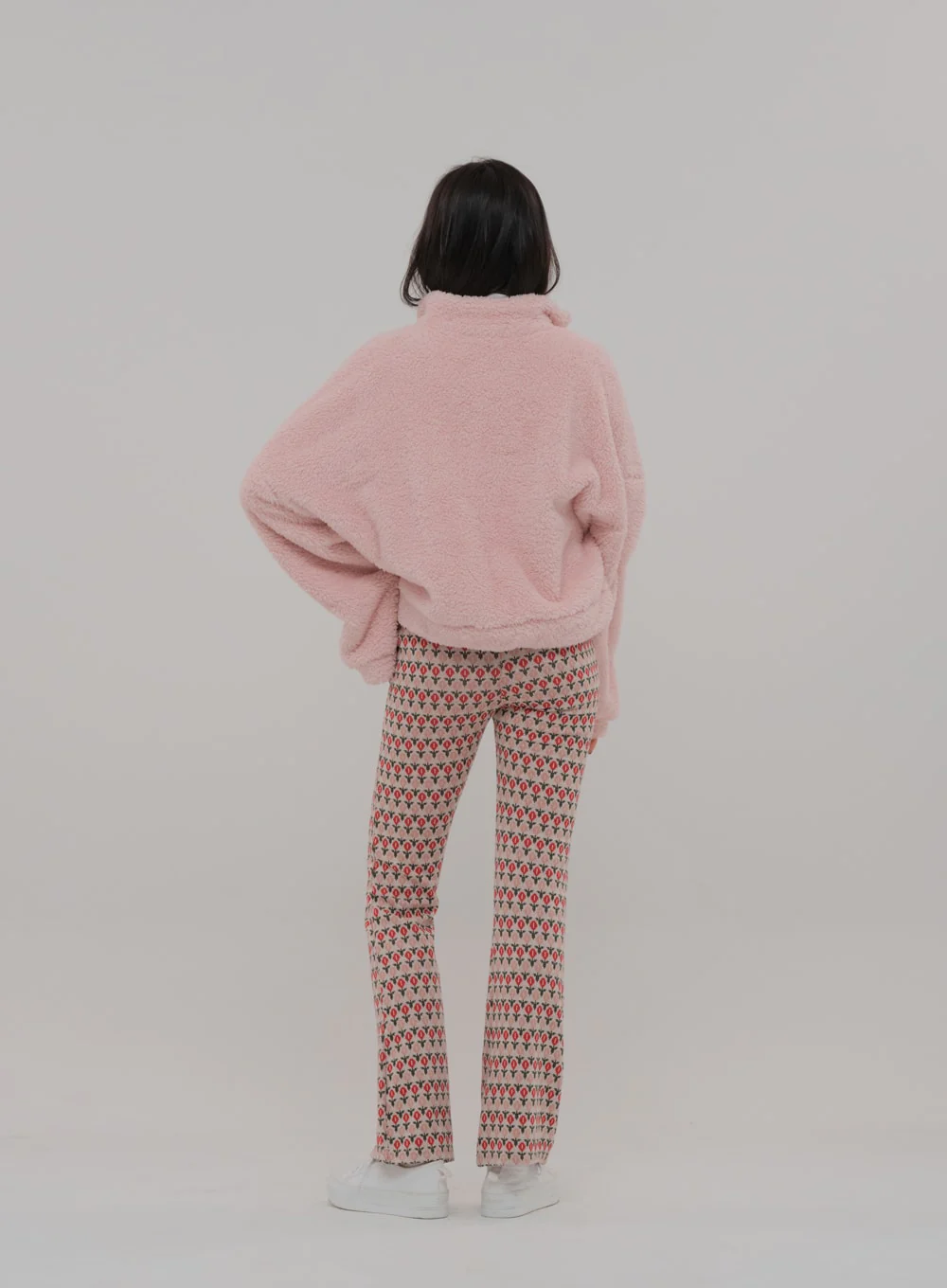 Floral Print Bootcut Pants BS-A27121102 - Image 6