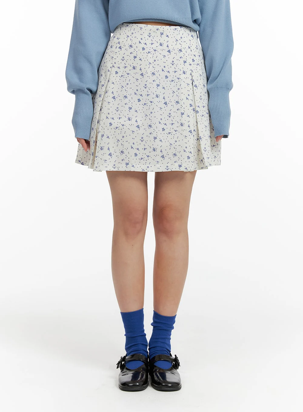 Floral Print Mini Skirt OF422 - Image 2