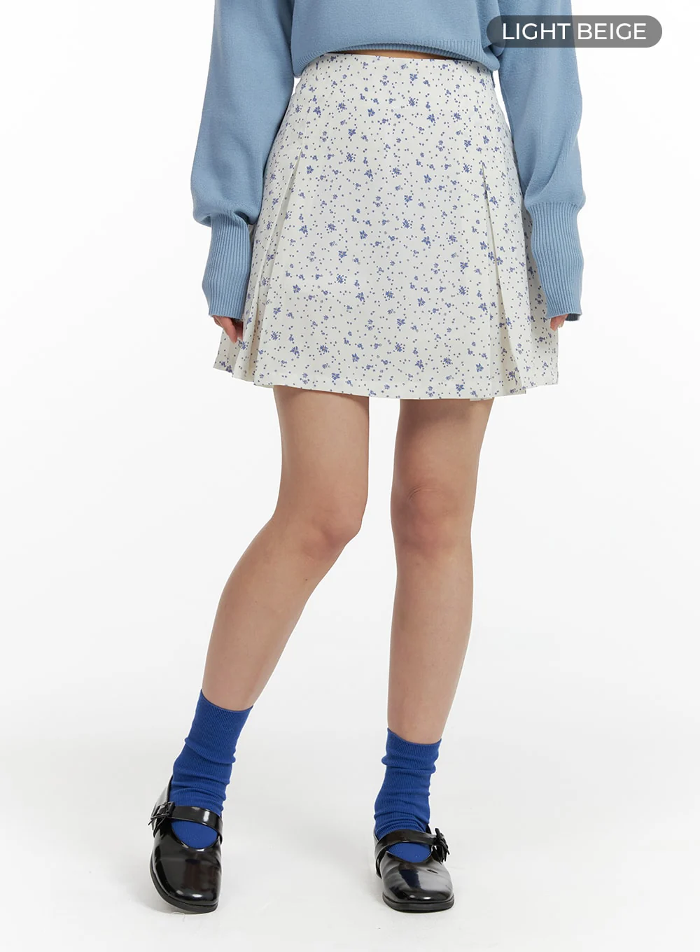 Floral Print Mini Skirt OF422 - Image 7