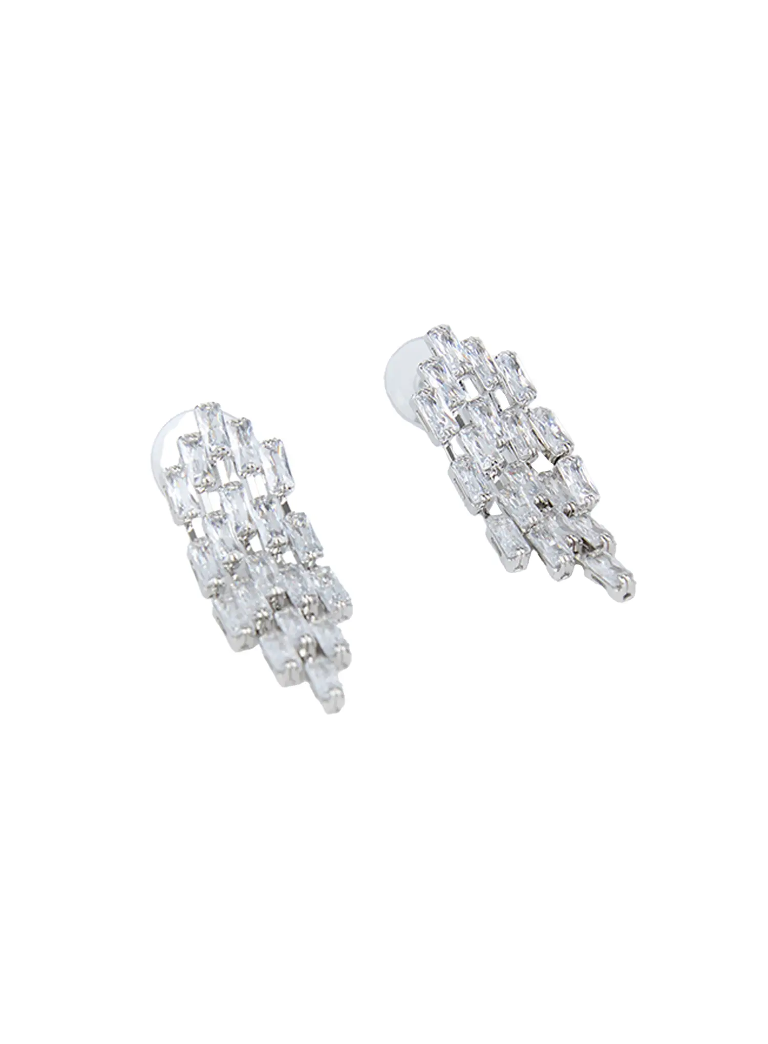 Flowing Cubic Earrings CG501 - Image 4
