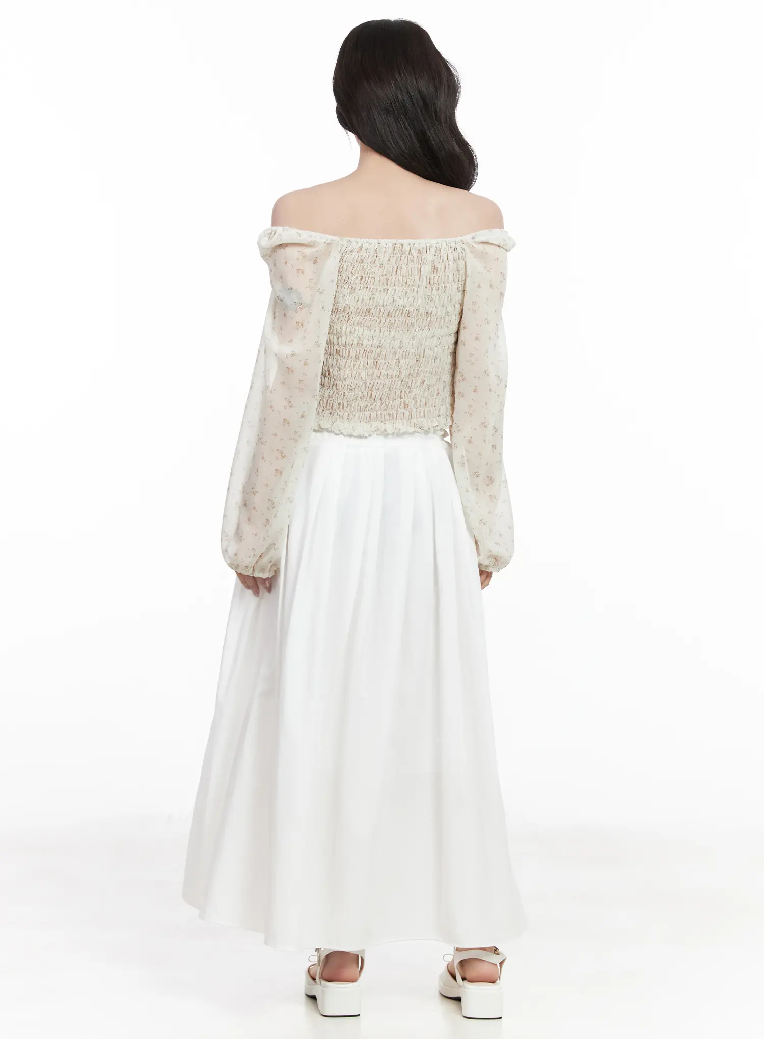 Flowy Boho Long Skirt CF519 - Image 9