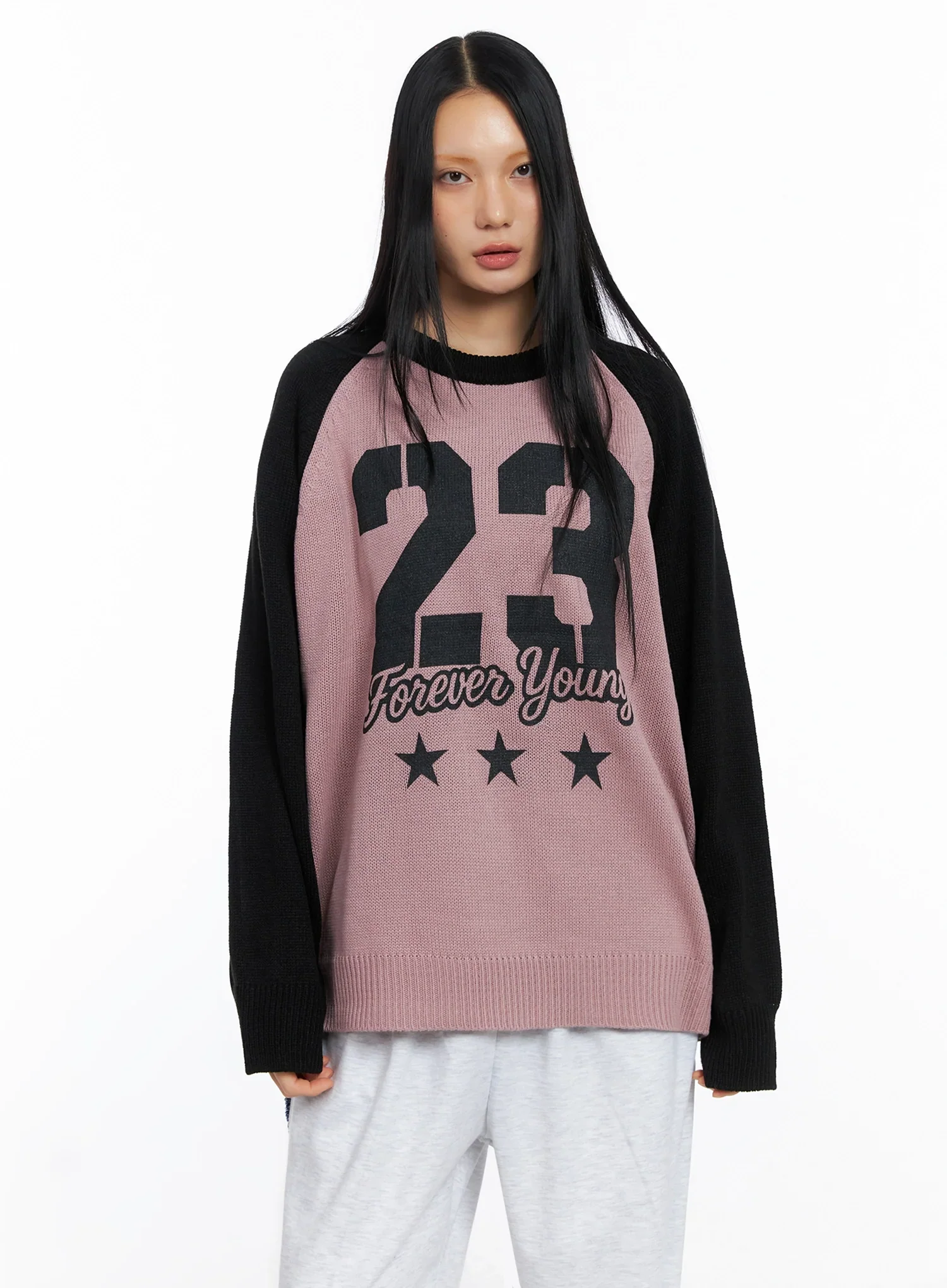 Forever Young Raglan Knit Top IO517 - Image 13