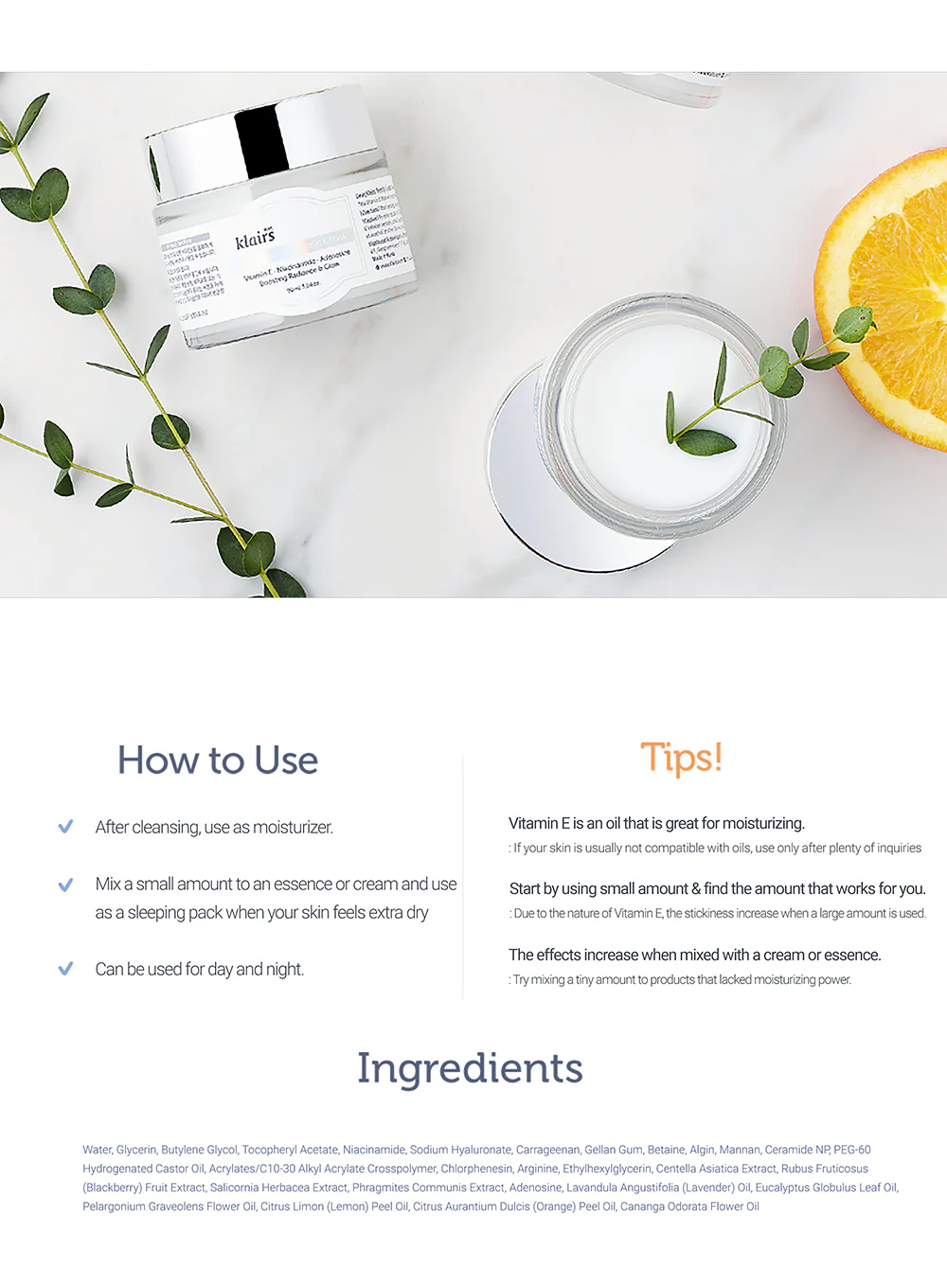 Freshly Juiced Vitamin E Mask (90g) - Image 6