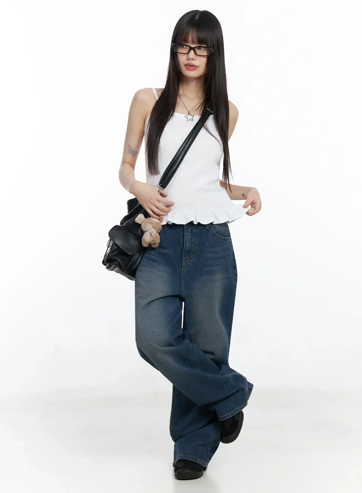 Frill Hem Cami Top F517 - Image 11