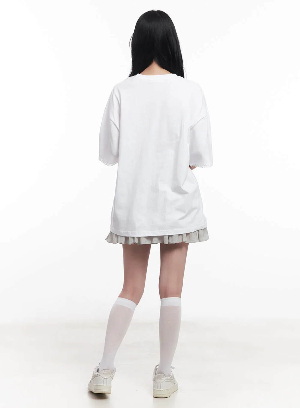 Frill Lace Flare Mini Skirt CY526 - Image 4
