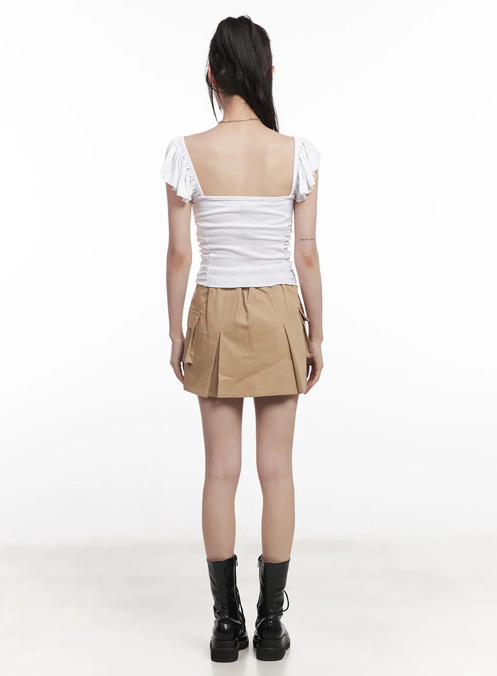 Frill Sleeve Cami Top CY520 - Image 8
