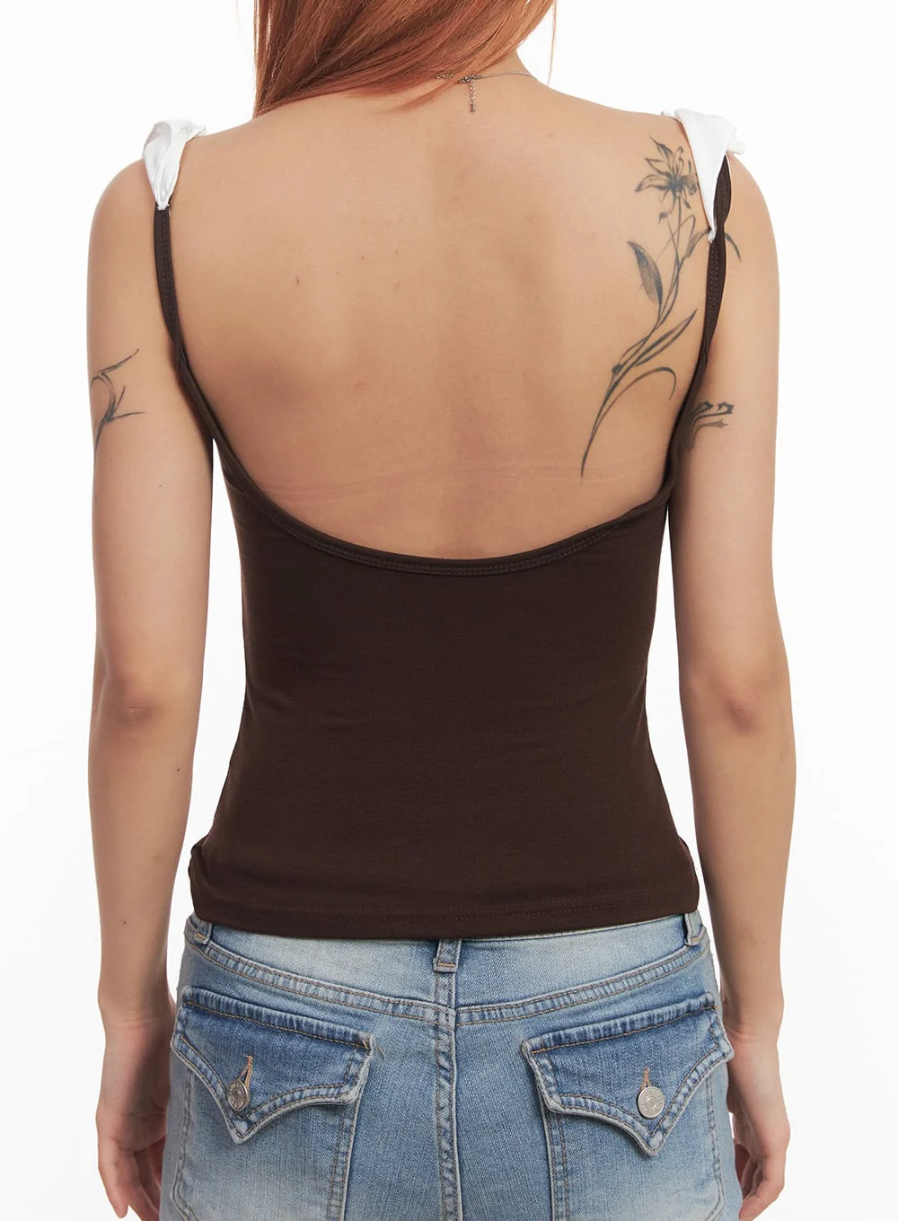 Frill-Trimmed Crop Top IA515 - Image 14