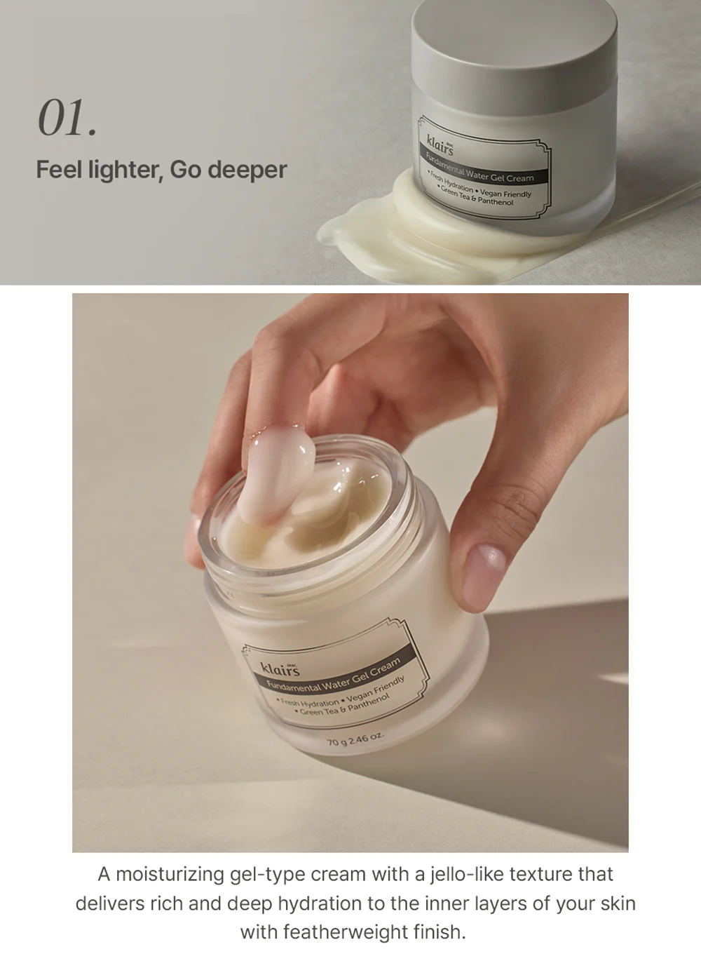 Fundamental Water Gel Cream (70g) - Image 4