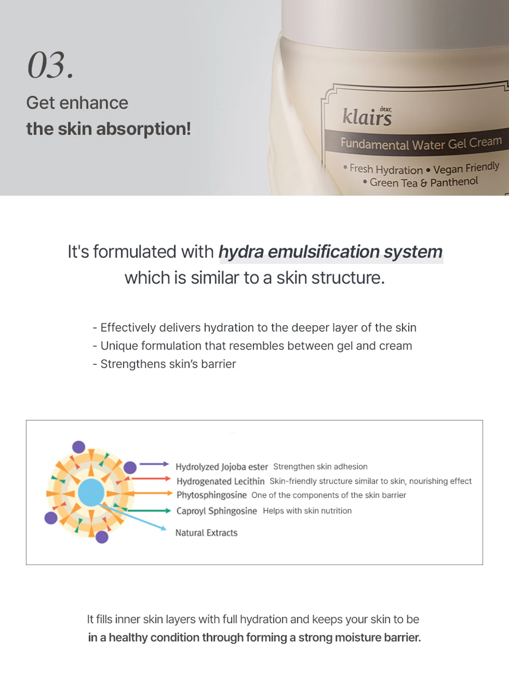 Fundamental Water Gel Cream (70g) - Image 7