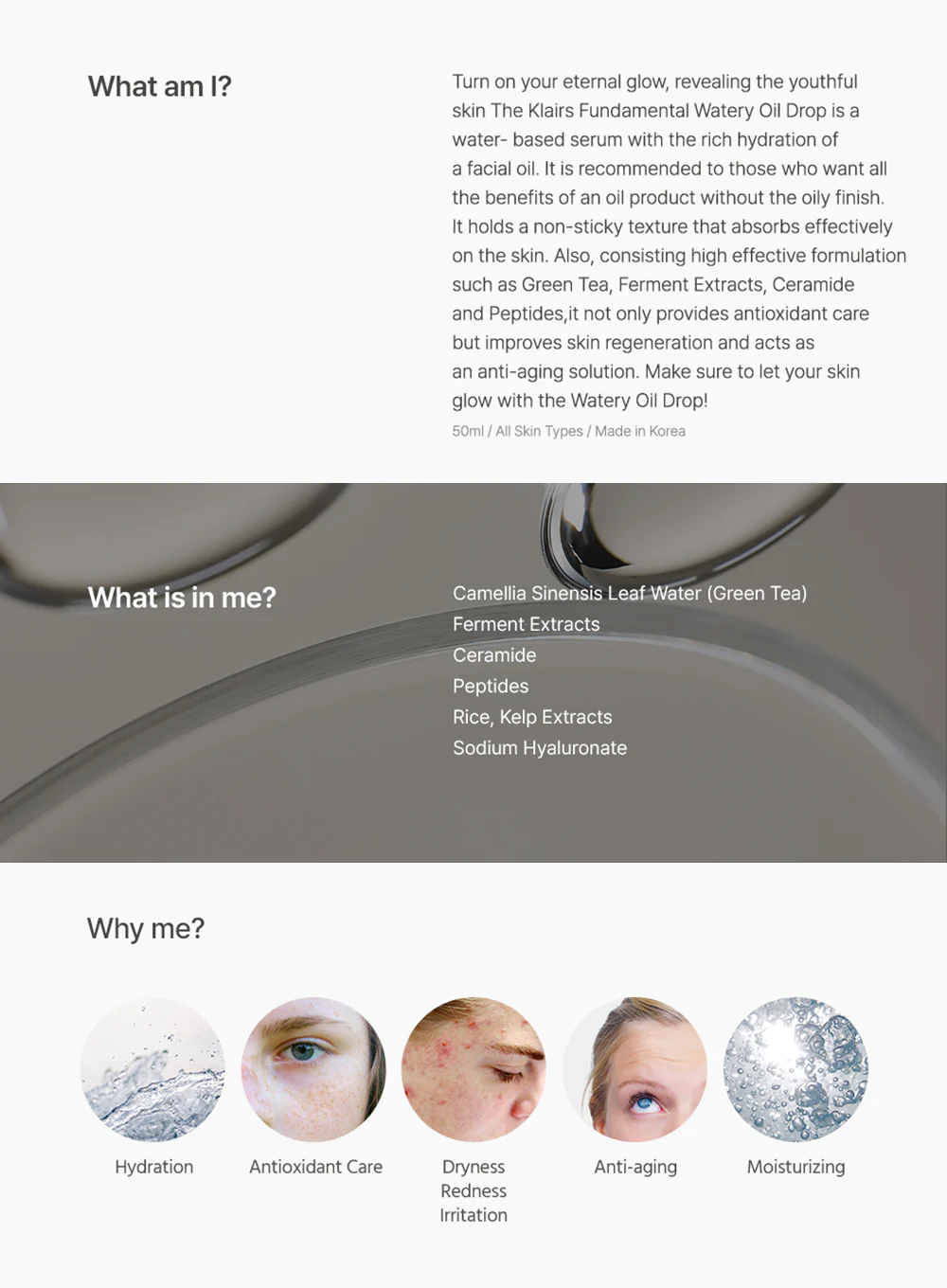 Fundamental Watery Oil Drop (50ml) - Image 3