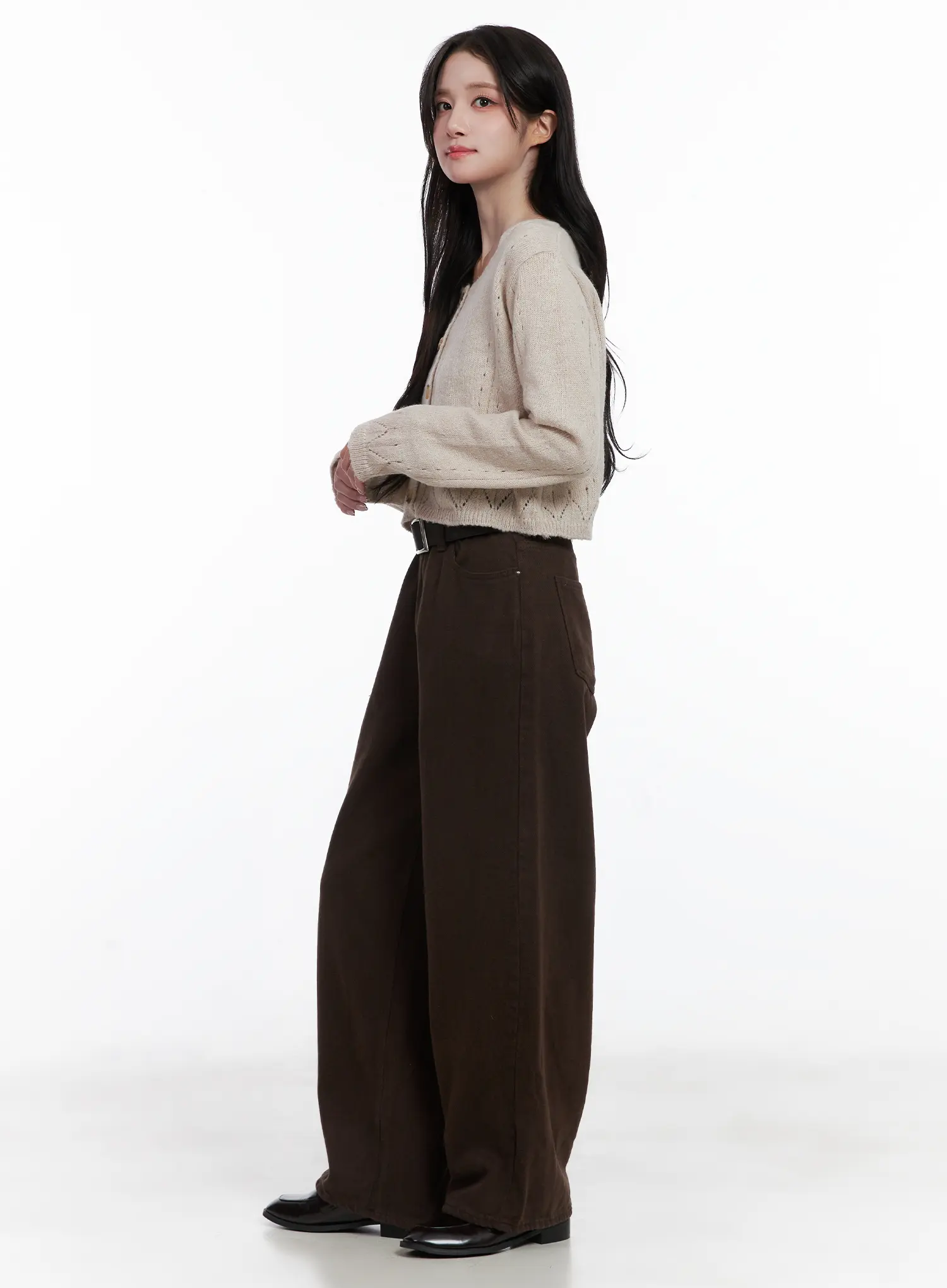Fuzzy Knit Tank Cardigan Set CN526 - Image 4