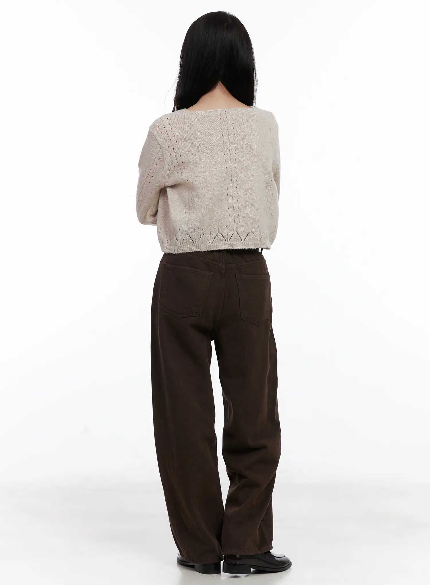Fuzzy Knit Tank Cardigan Set CN526 - Image 5