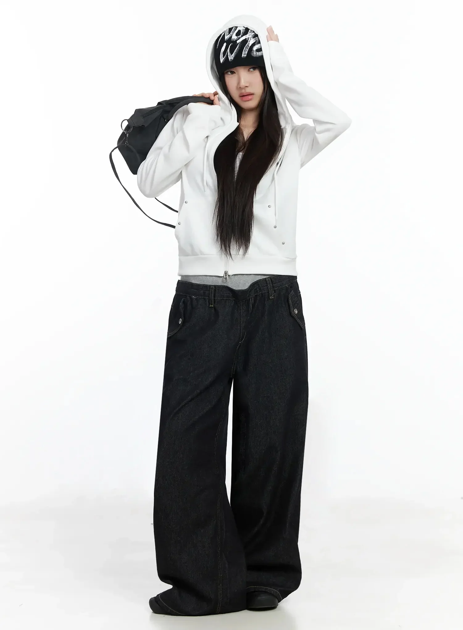 Galen Layered Wide Leg Jeans IM506 - Image 15