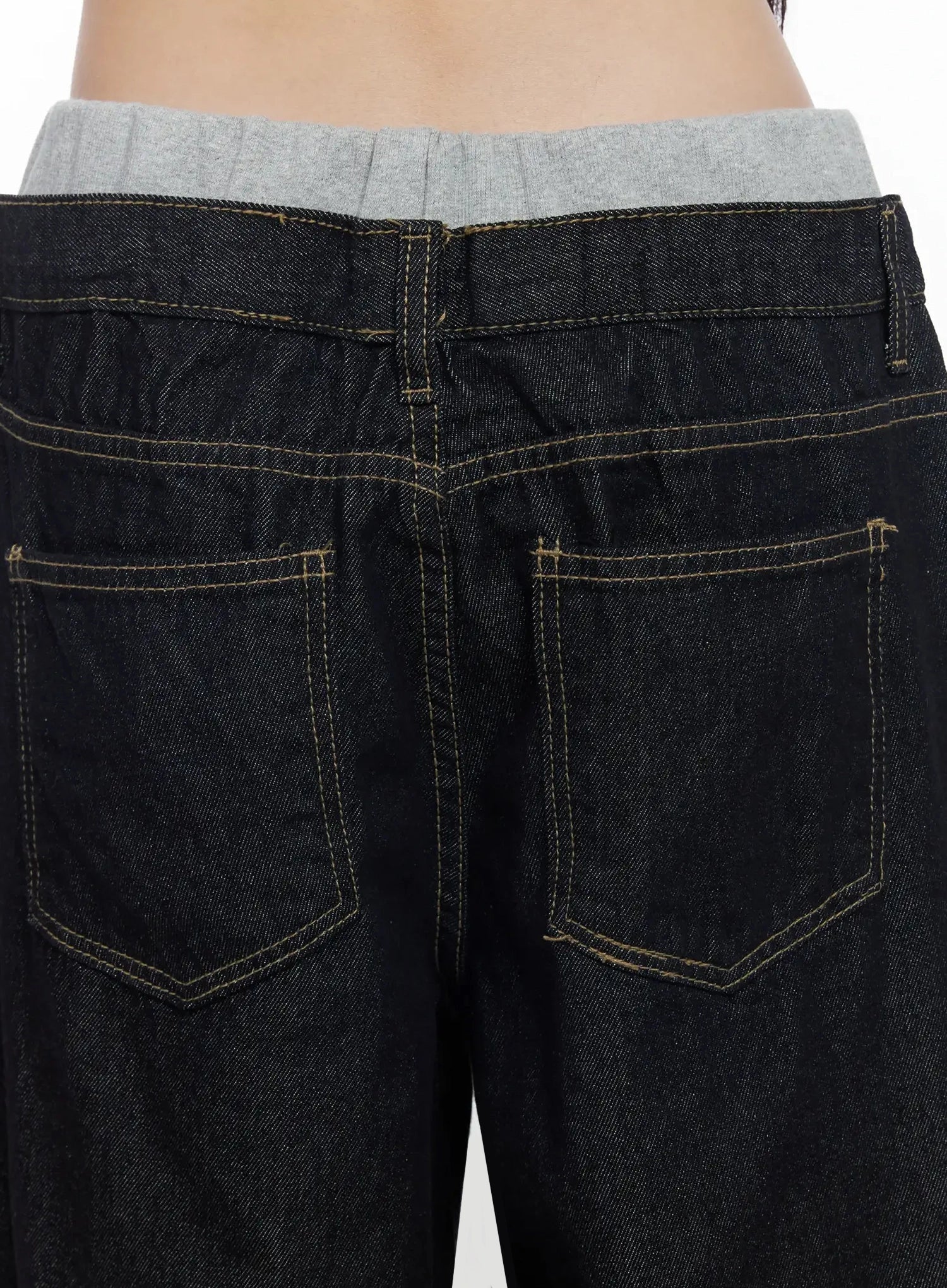 Galen Layered Wide Leg Jeans IM506 - Image 16