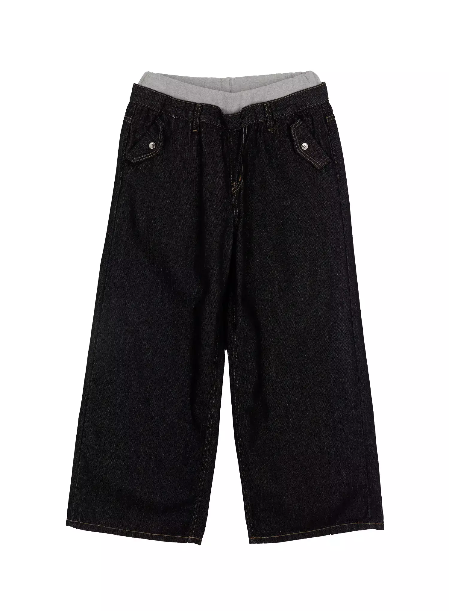 Galen Layered Wide Leg Jeans IM506 - Image 17