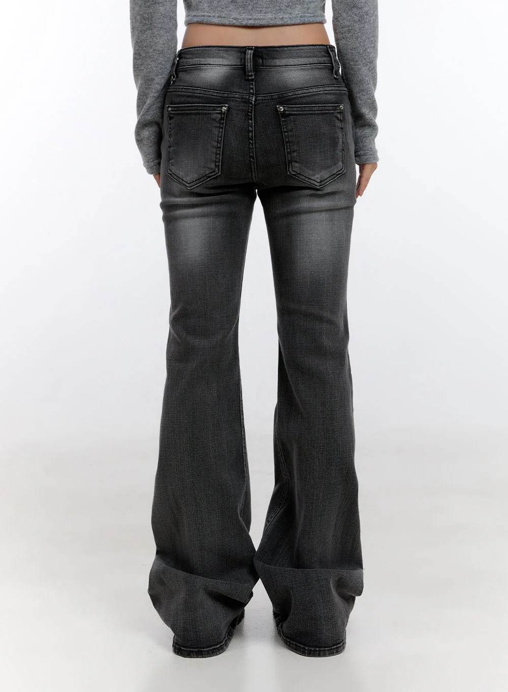 Gianna Faded Flared Jeans CO422 - Image 5