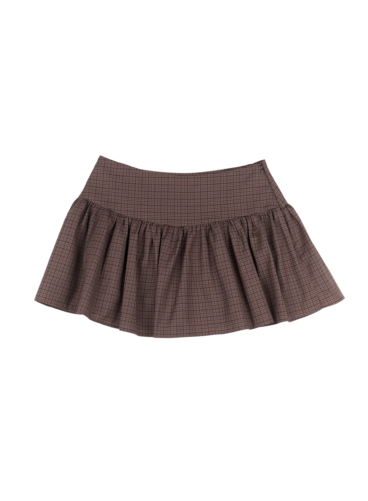 Gingham Flounce Mini Skirt CS503 - Image 9