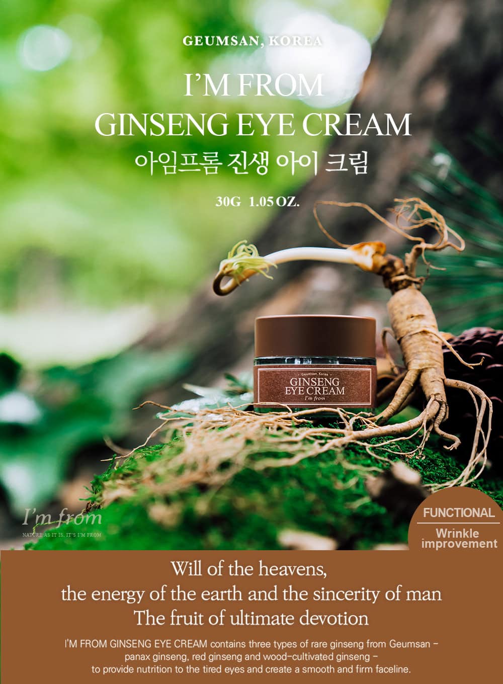 Ginseng Eye Cream (30g) - Image 2