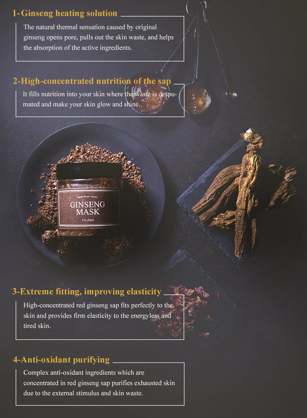 Ginseng Mask (120g) - Image 4