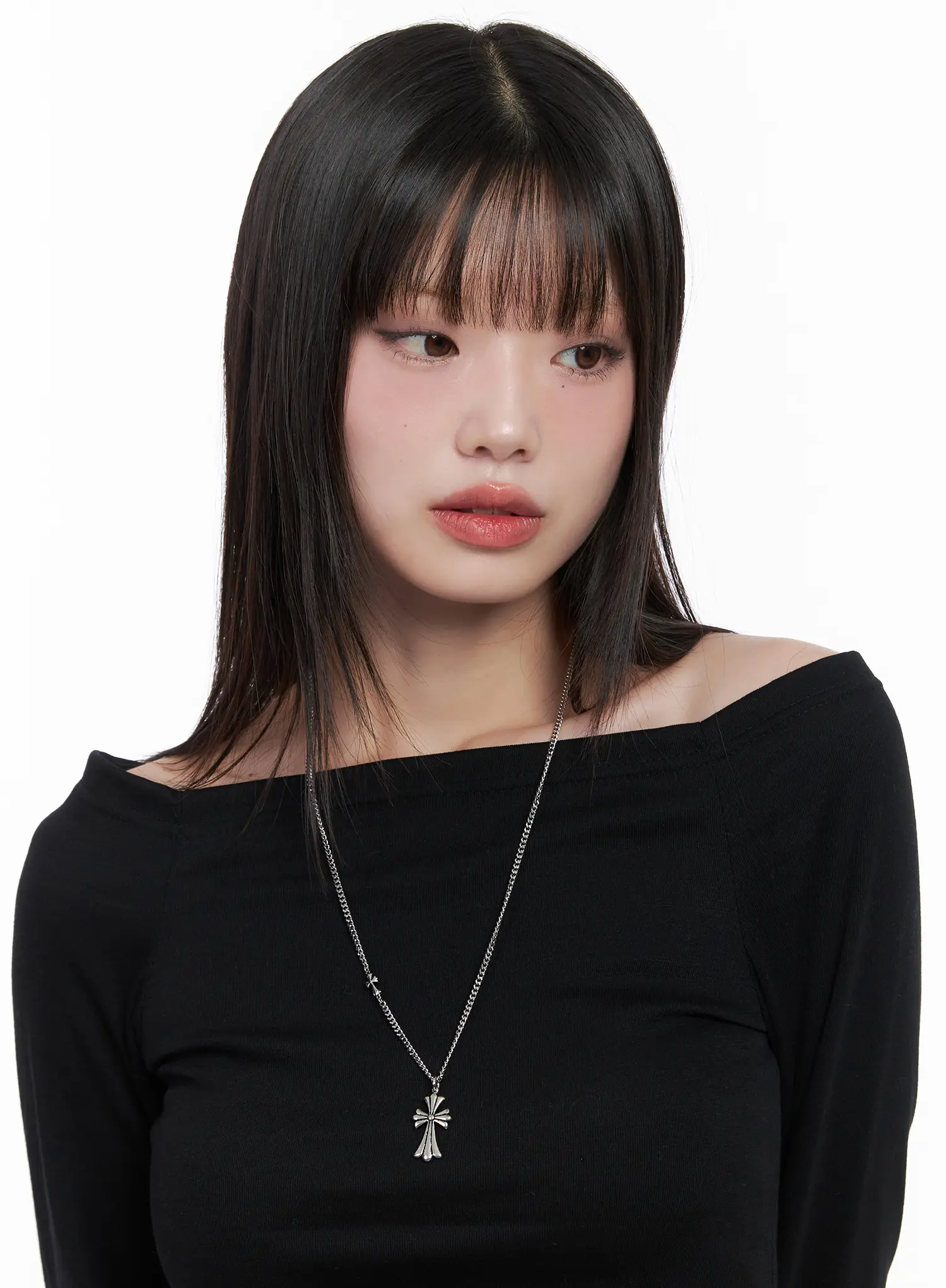 Gothic Pendant Long Chain Necklace CN511 - Image 2