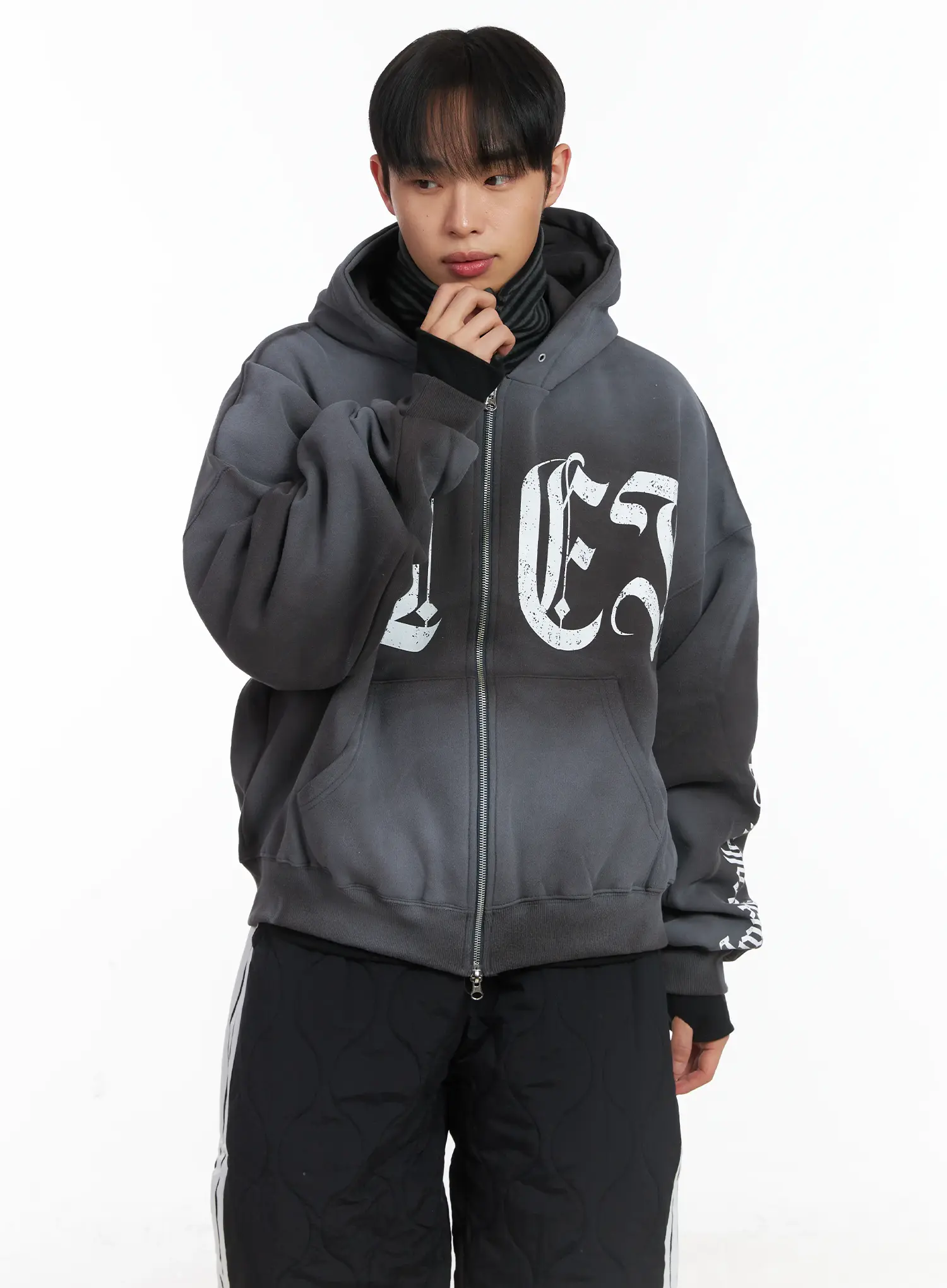 Graffiti Style Graphic Hoddie ID515 - Image 9