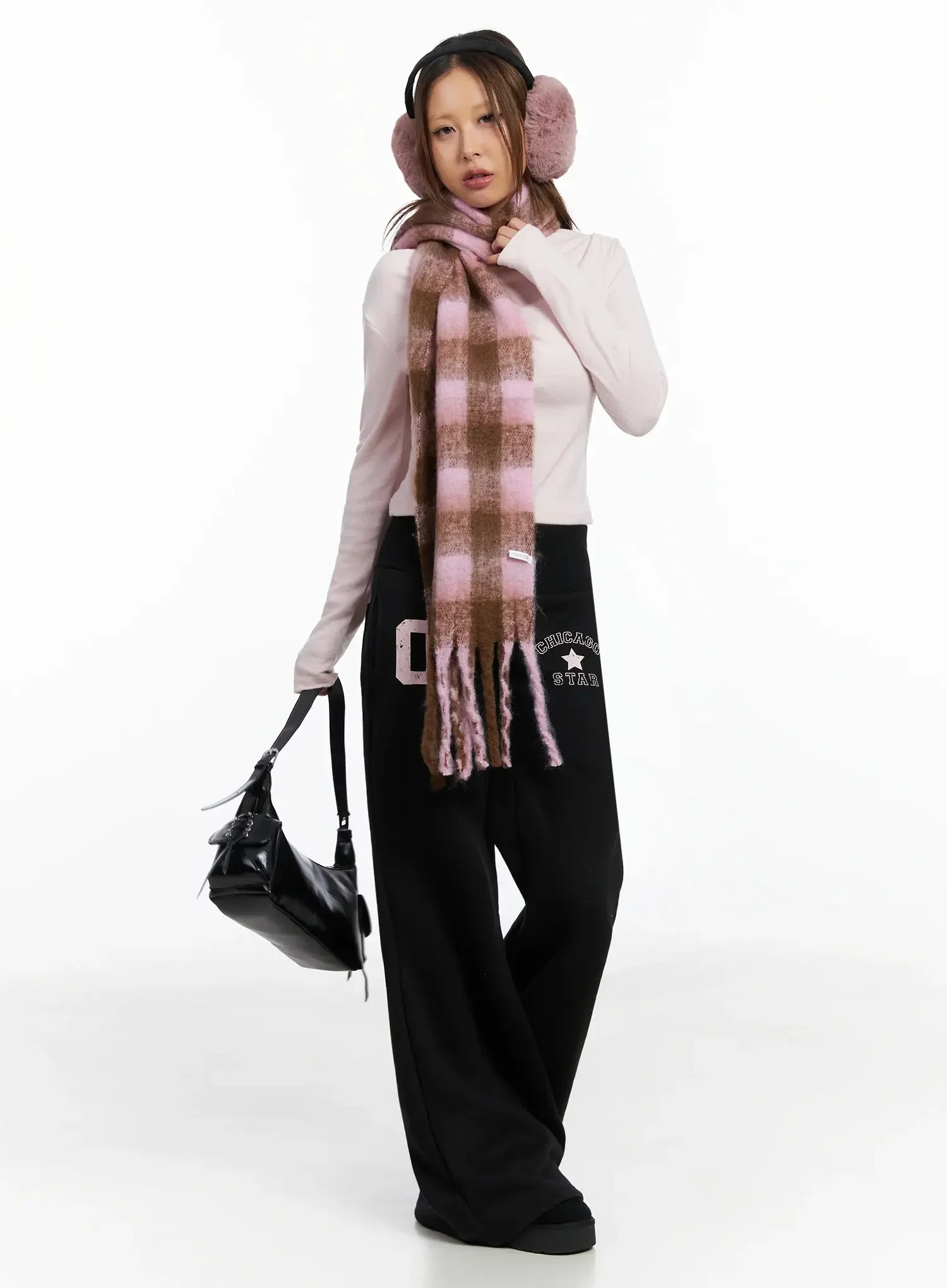 Graphic Bootcut Pants IN528 - Image 2