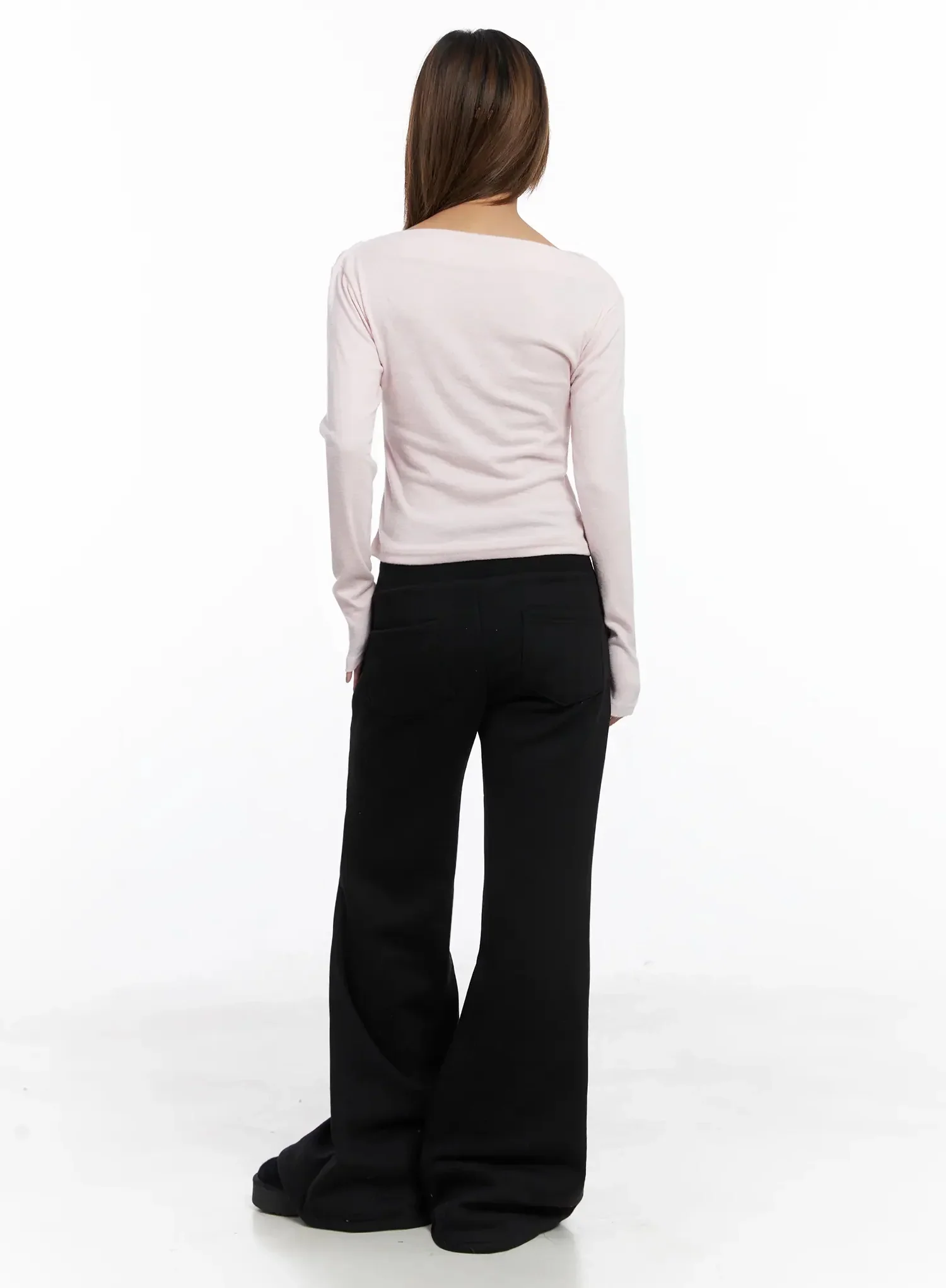 Graphic Bootcut Pants IN528 - Image 8