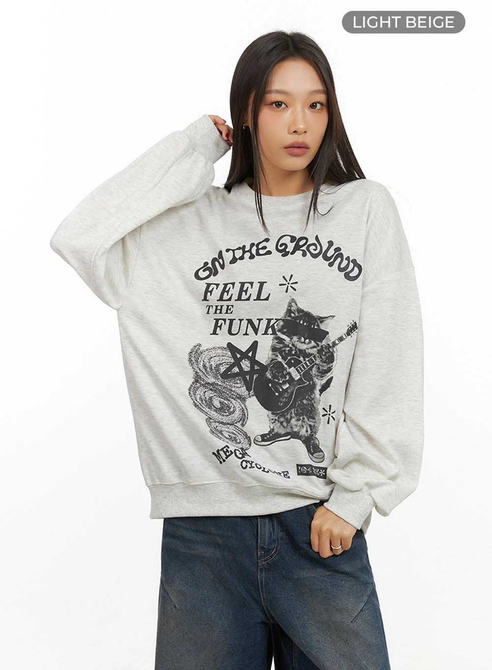 Graphic Cotton Sweatshirt IS427 - Image 12