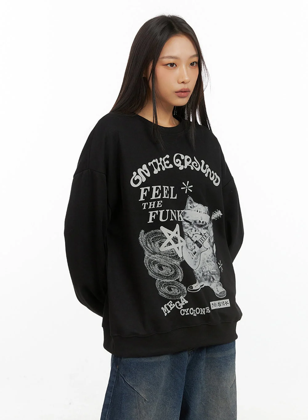 Graphic Cotton Sweatshirt IS427 - Image 8