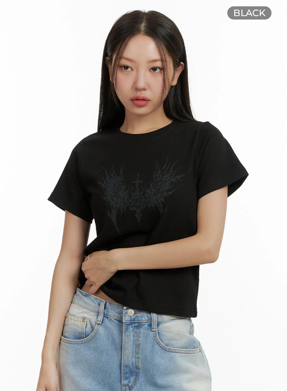 Graphic Crop Tee CU405 - Image 10