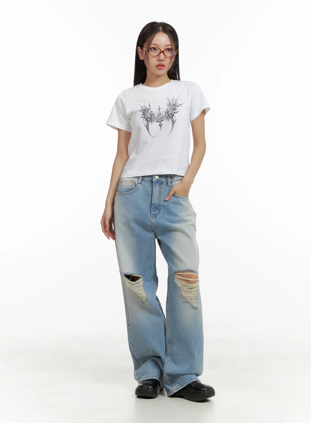 Graphic Crop Tee CU405 - Image 2