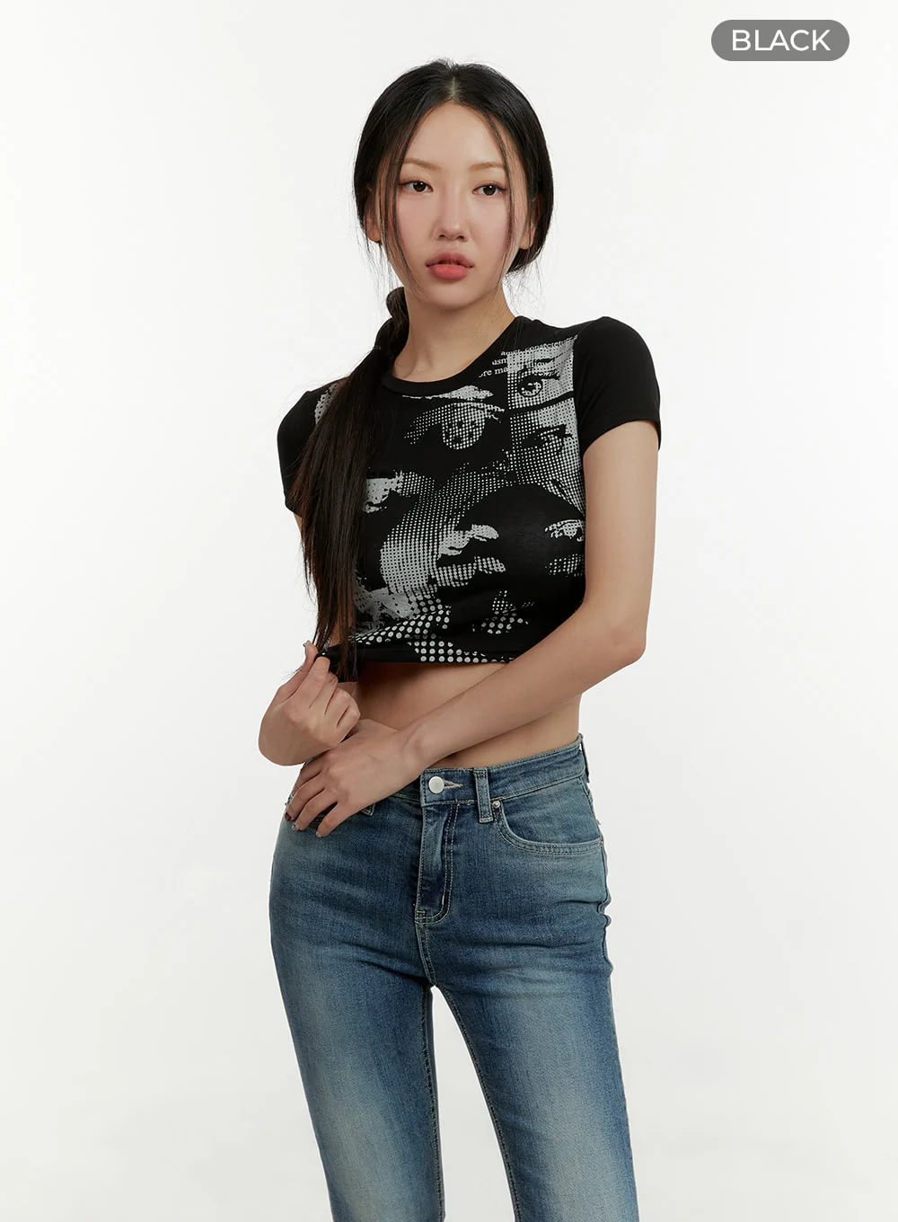 Graphic Crop Top CY409 - Image 6